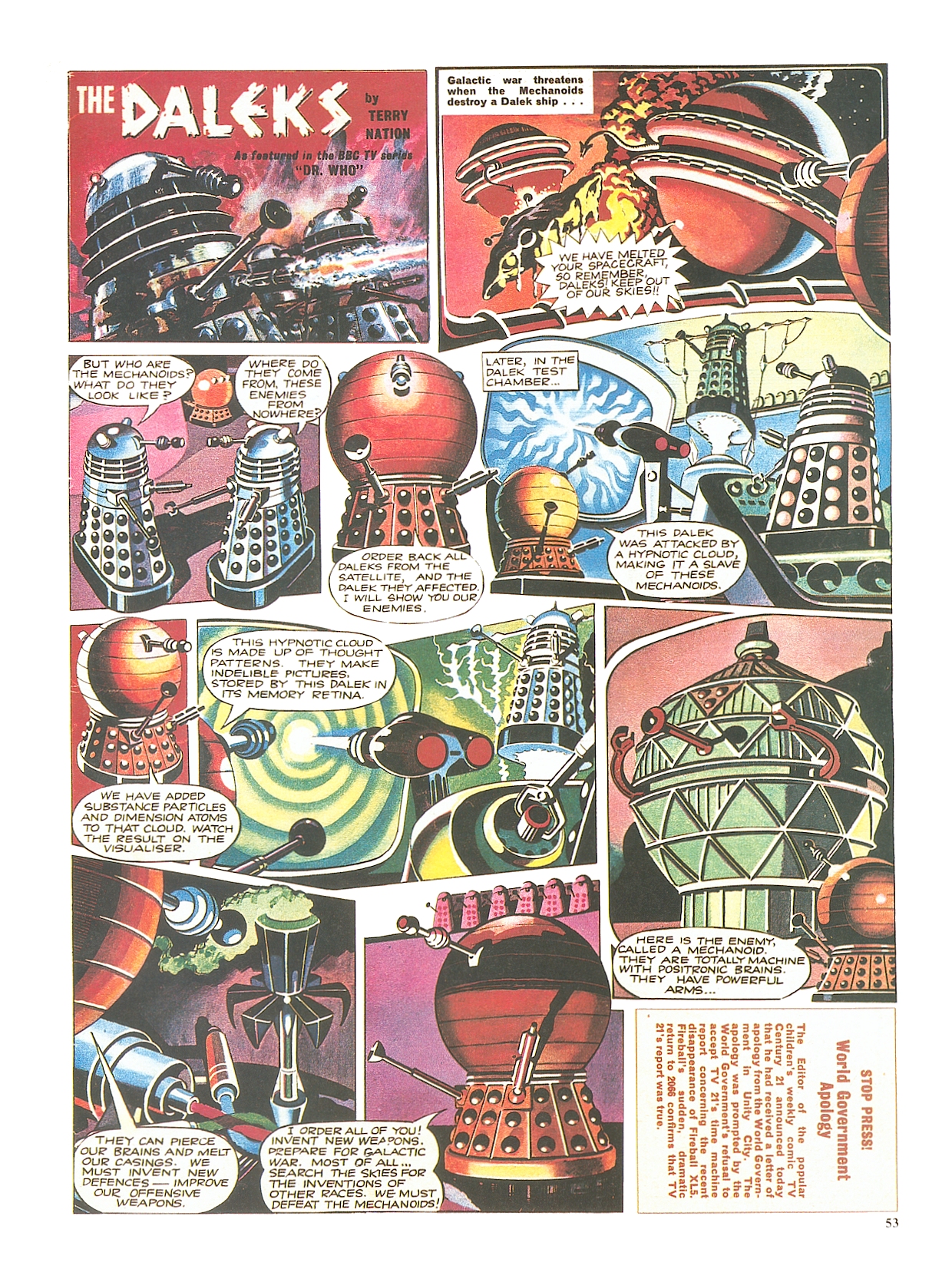 Read online Dalek Chronicles comic -  Issue # TPB - 53