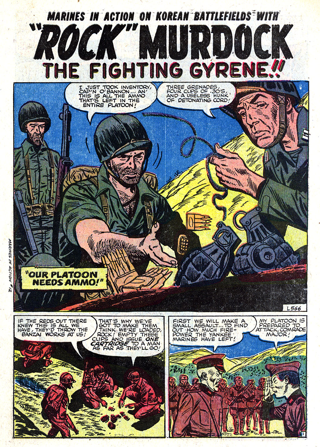 Read online Marines in Action comic -  Issue #12 - 3