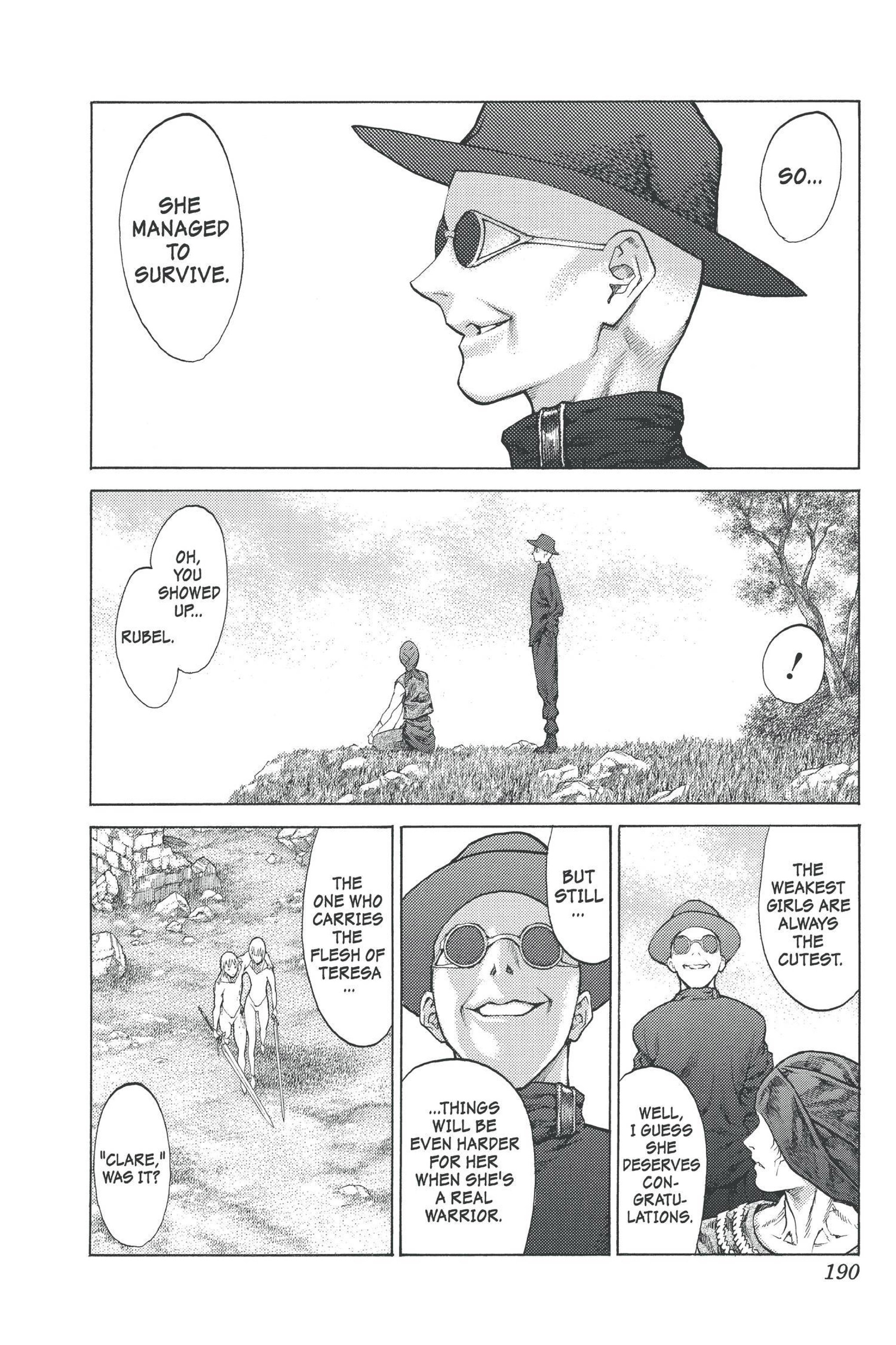 Read online Claymore comic -  Issue #14 - 181