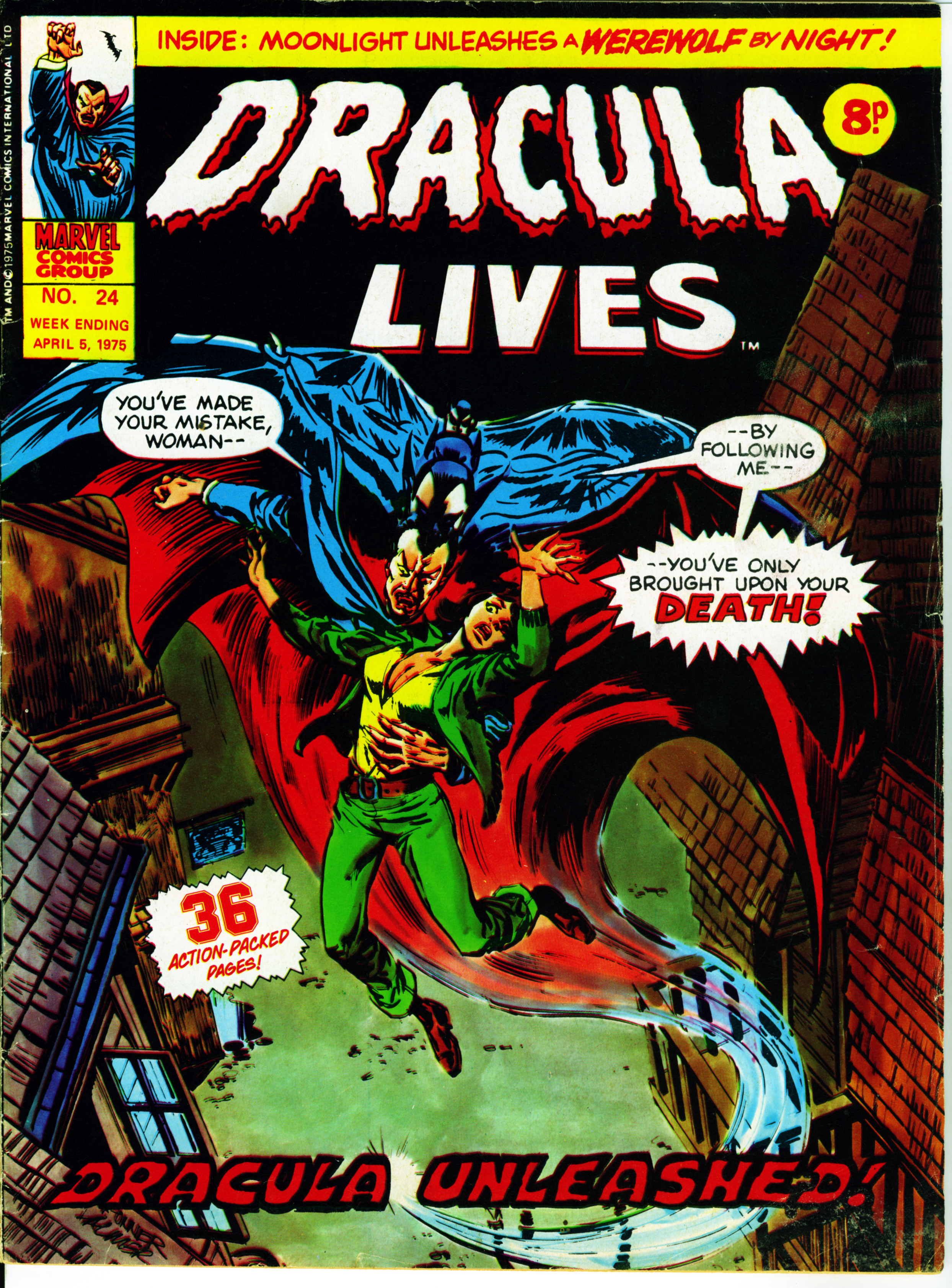 Read online Dracula Lives (1974) comic -  Issue #24 - 1