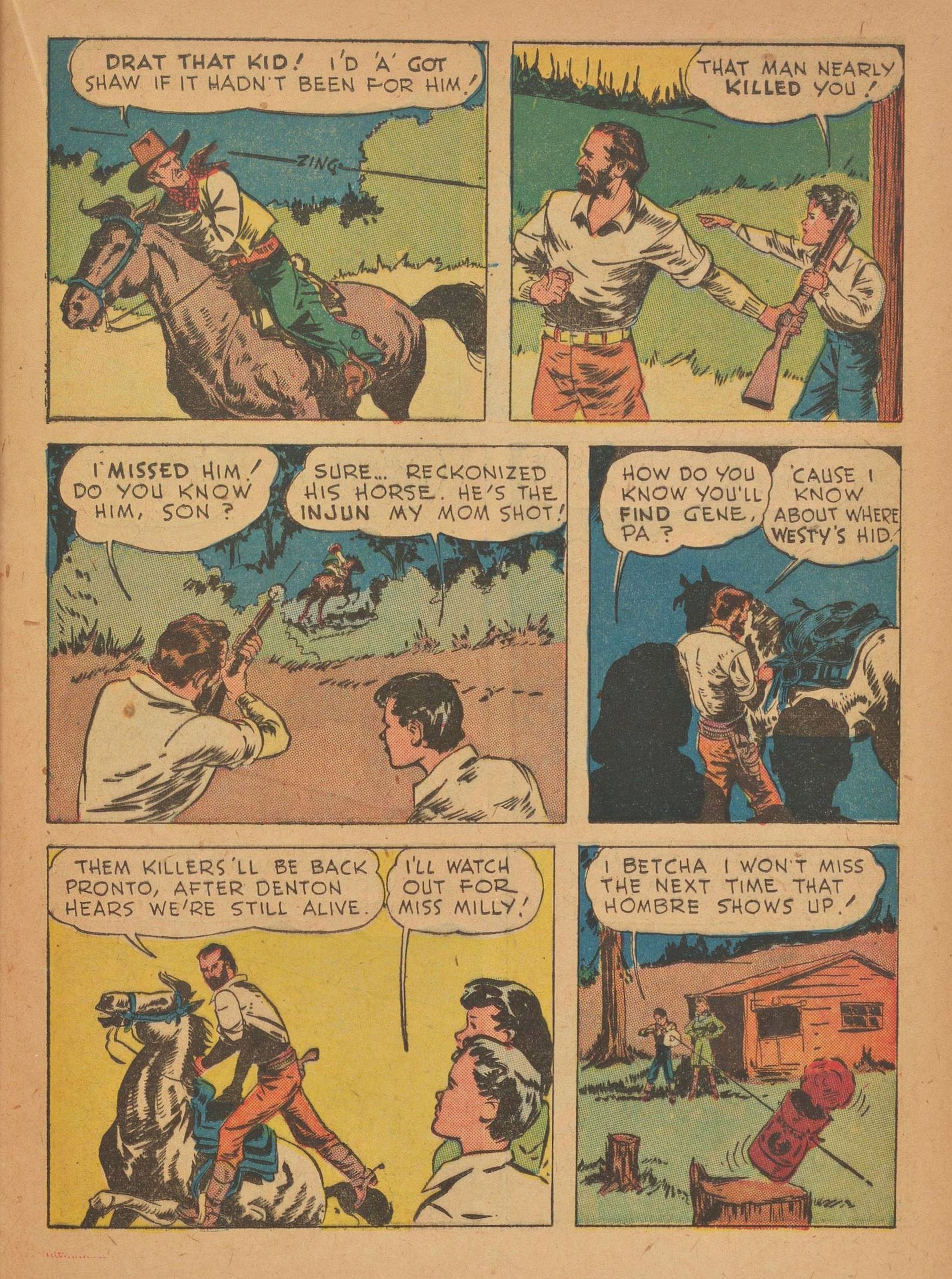 Read online Gene Autry Comics comic -  Issue #9 - 39