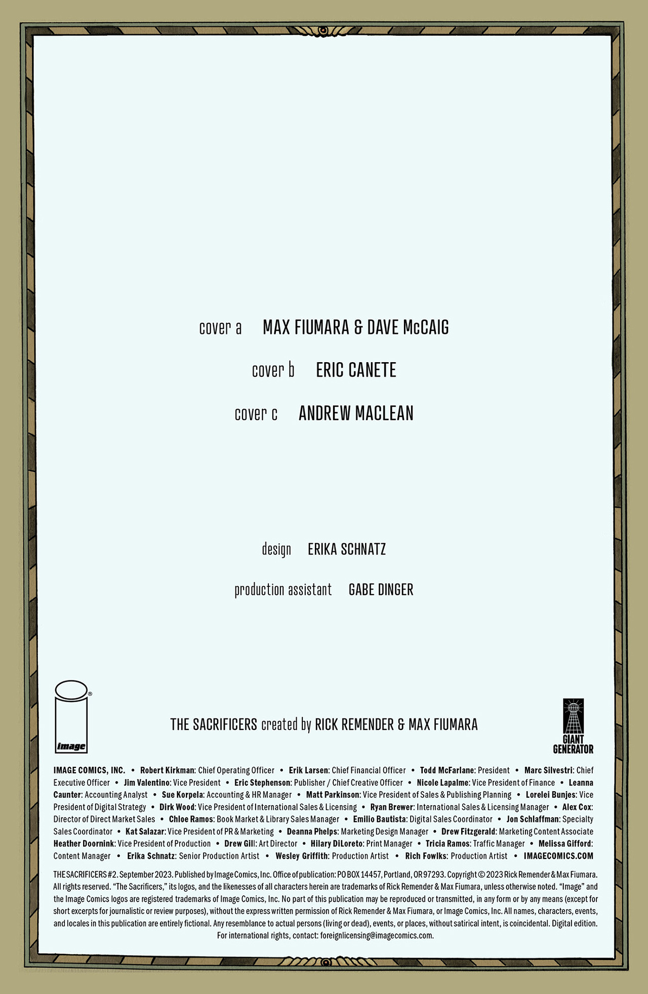 Read online The Sacrificers comic -  Issue #2 - 2