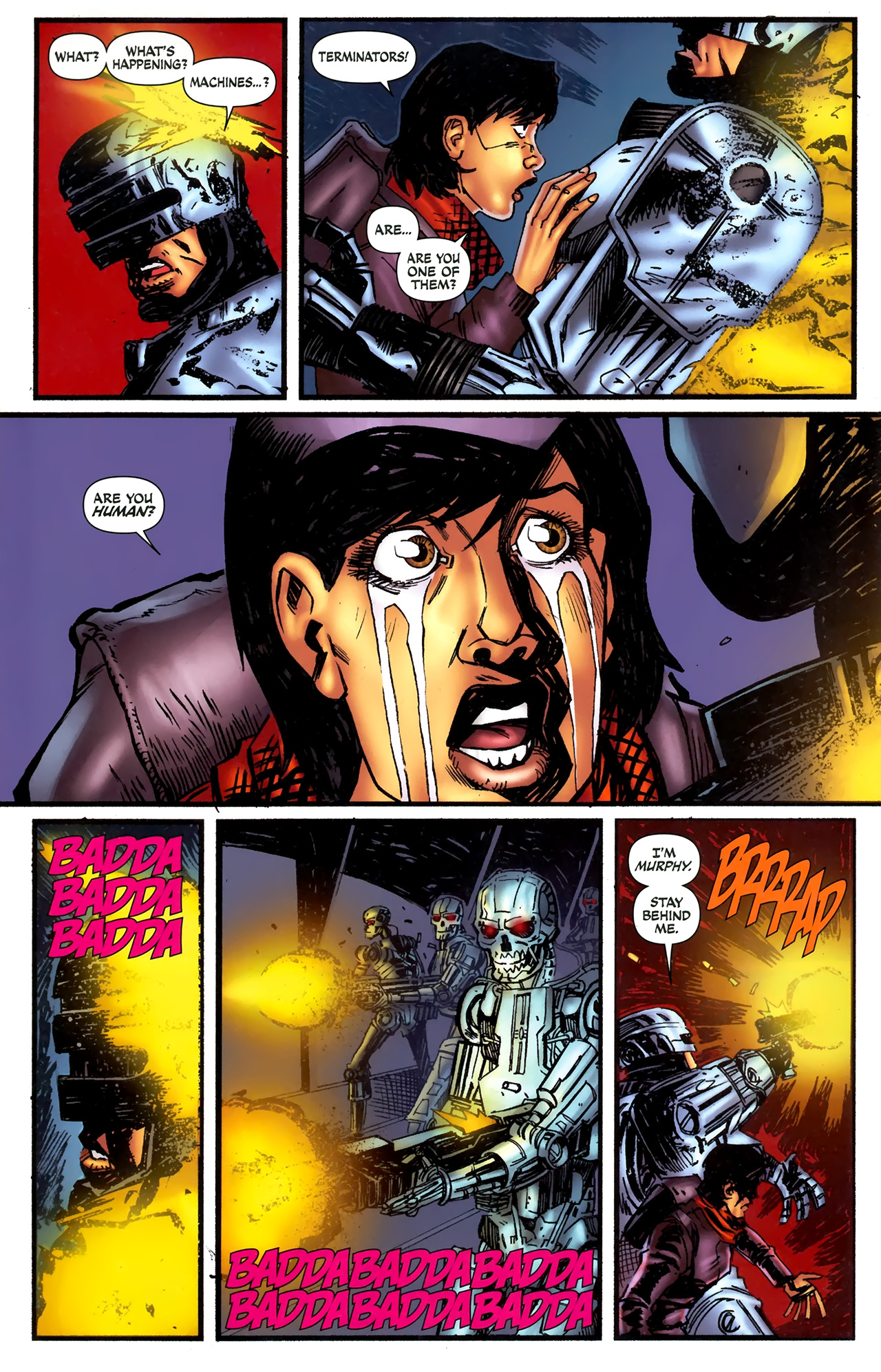 Read online Terminator/Robocop: Kill Human comic -  Issue #1 - 16