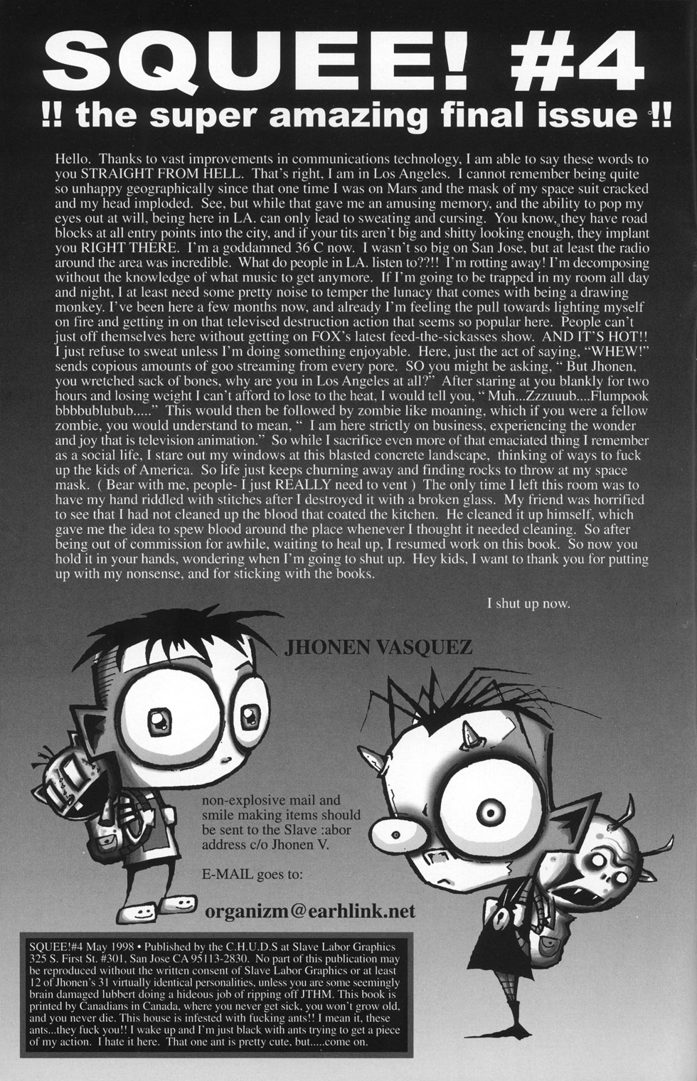 Read online Squee! comic -  Issue #4 - 2