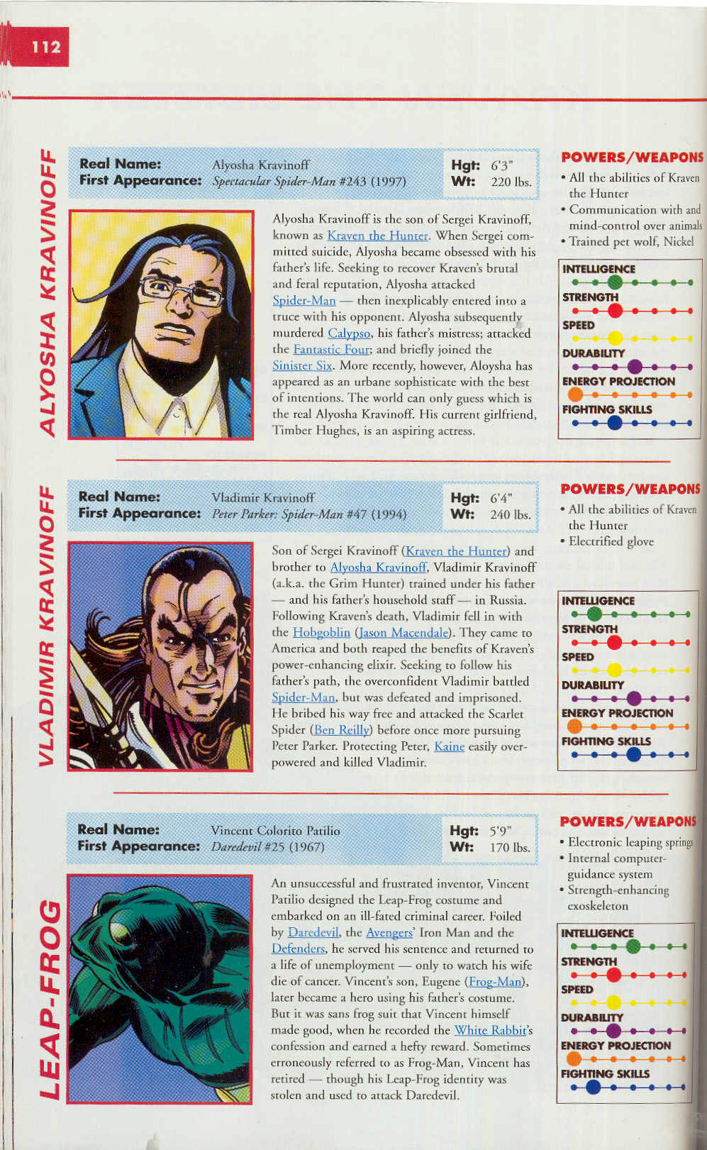 Read online Marvel Encyclopedia comic -  Issue # TPB 4 - 112