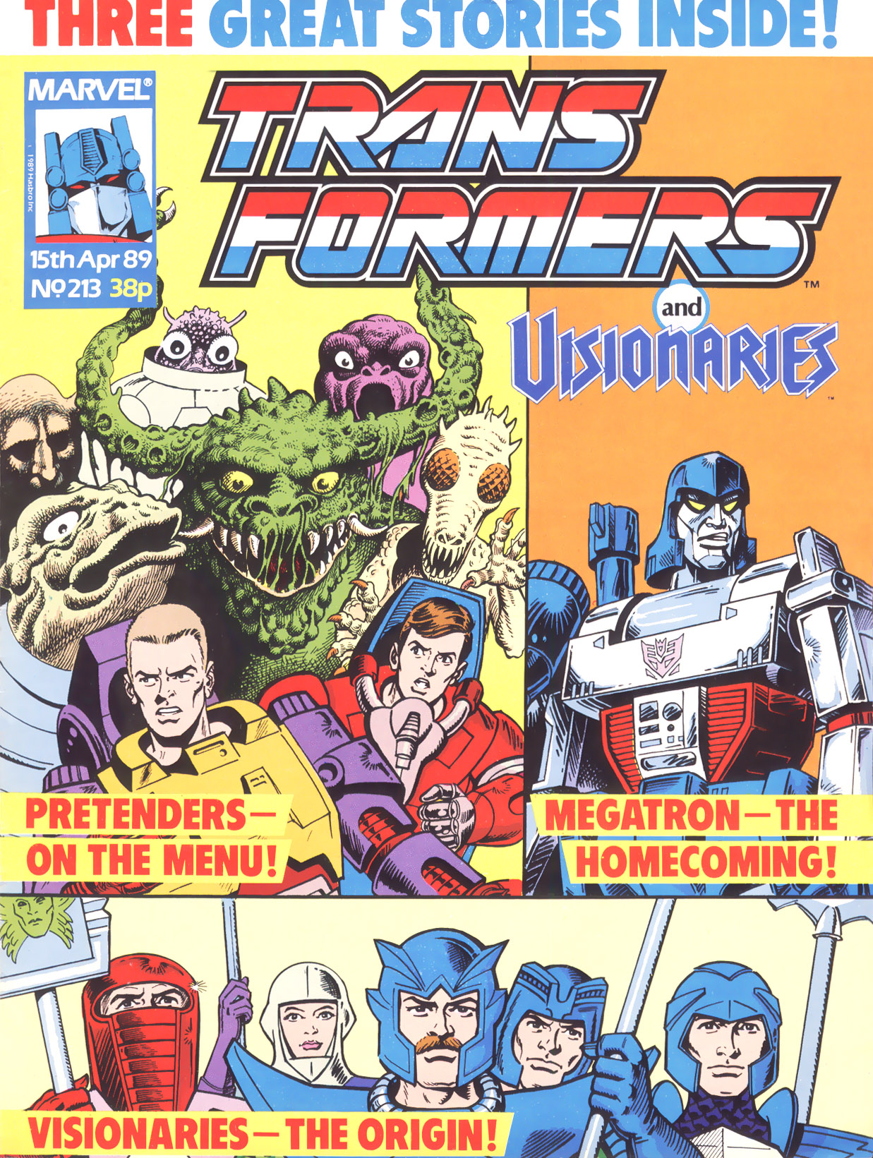 Read online The Transformers (UK) comic -  Issue #213 - 1