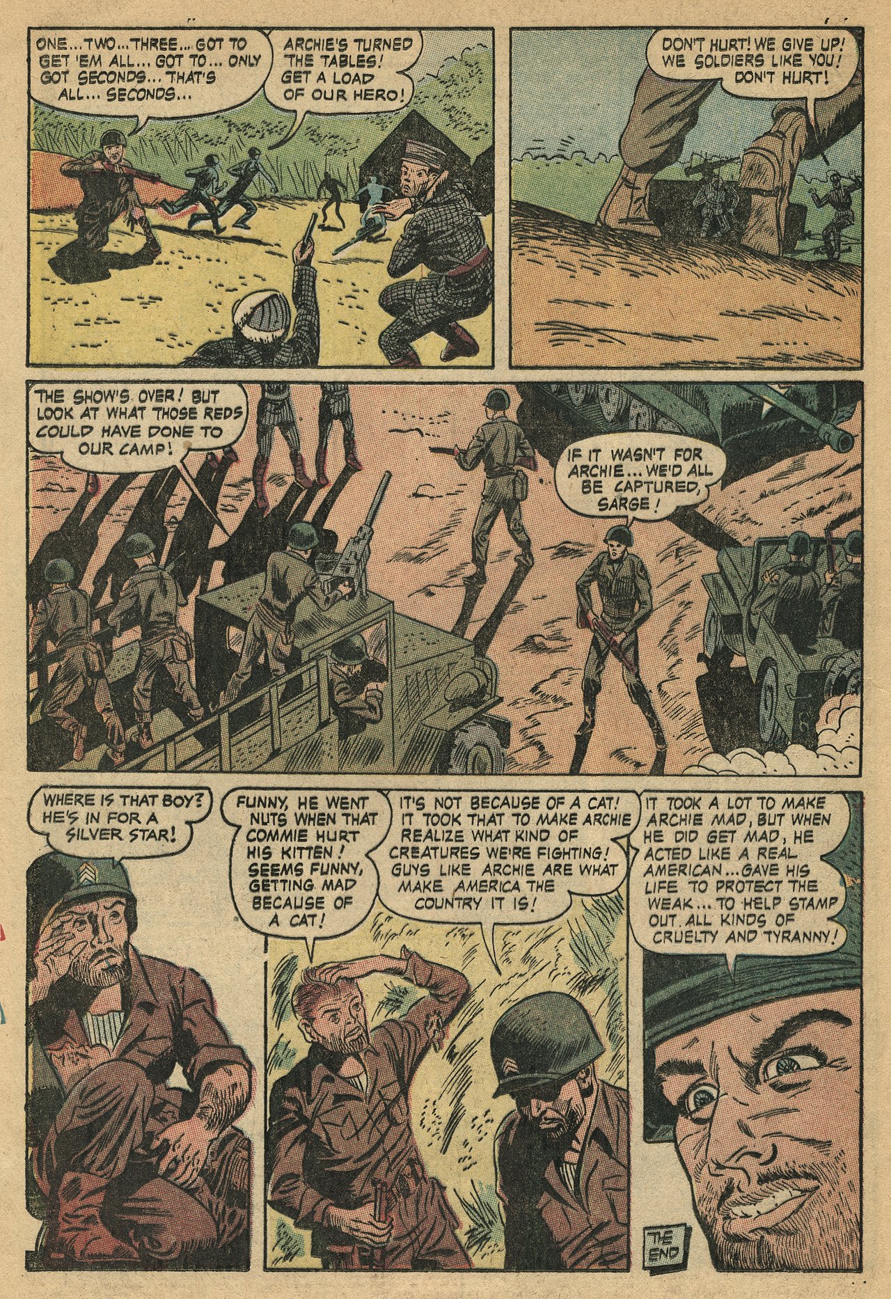 Read online Men in Action (1957) comic -  Issue #4 - 26
