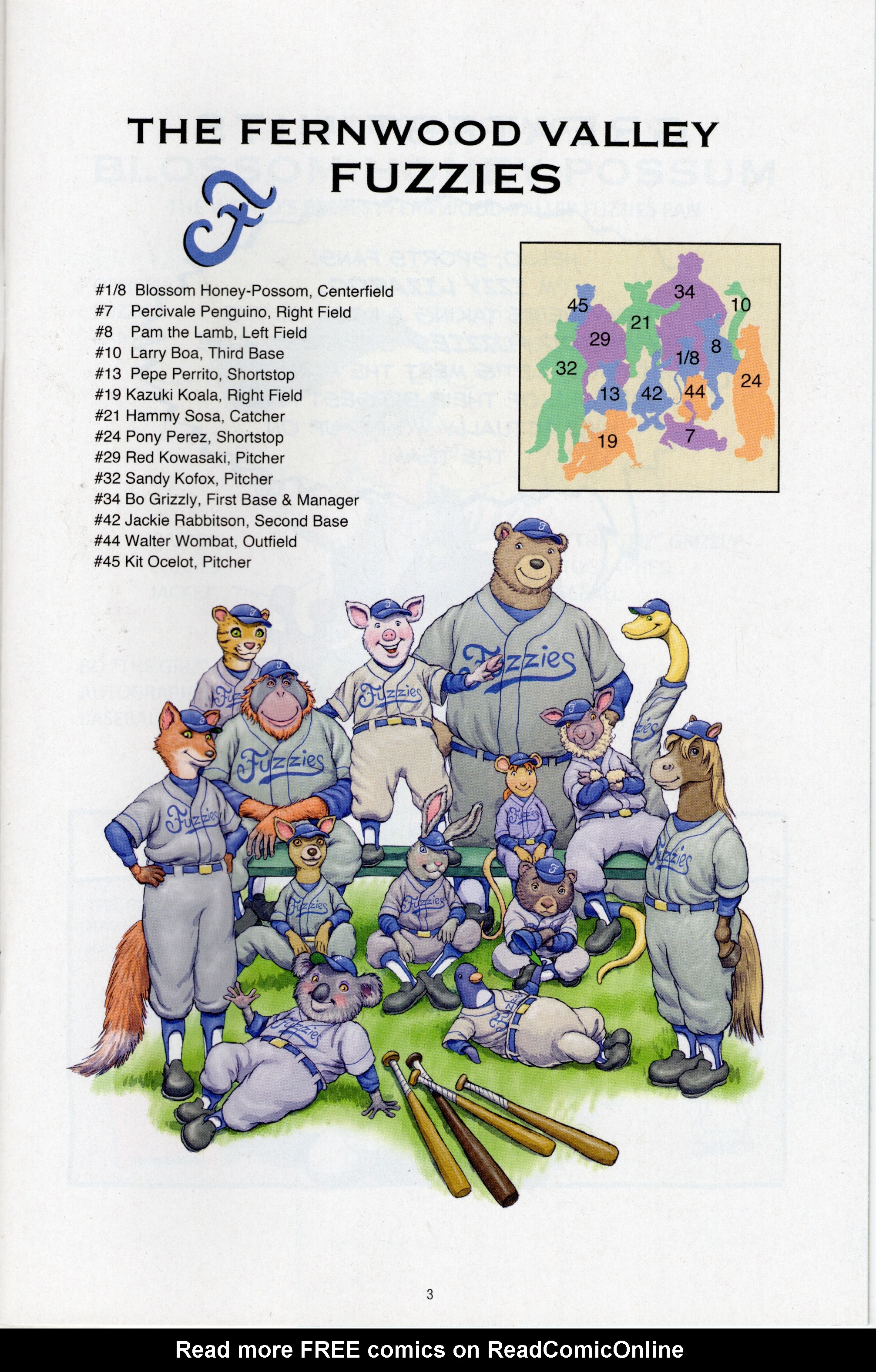 Read online Free Comic Book Day 2022 comic -  Issue # Papercutz Fuzzy Baseball - 3
