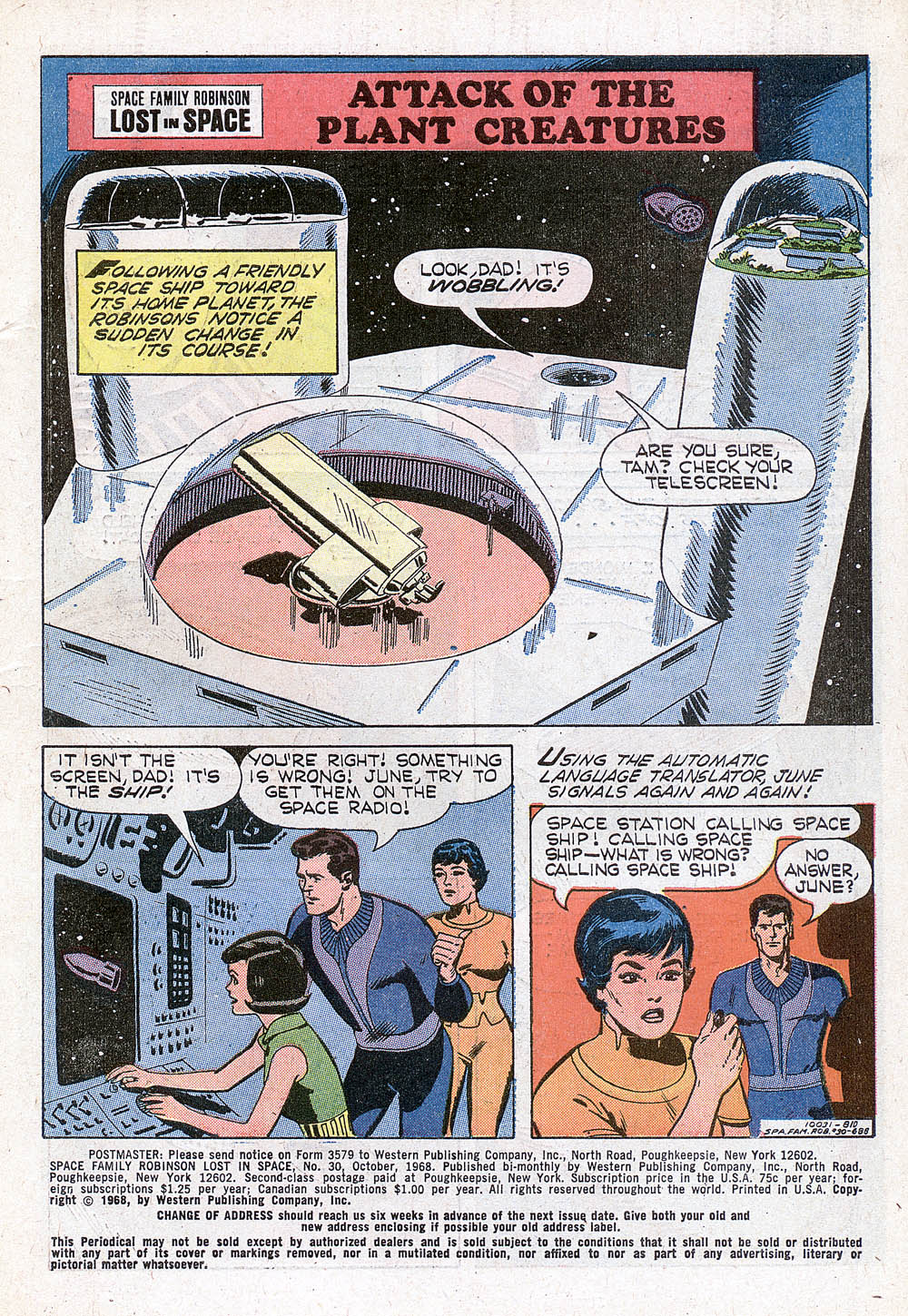 Read online Space Family Robinson comic -  Issue #30 - 3
