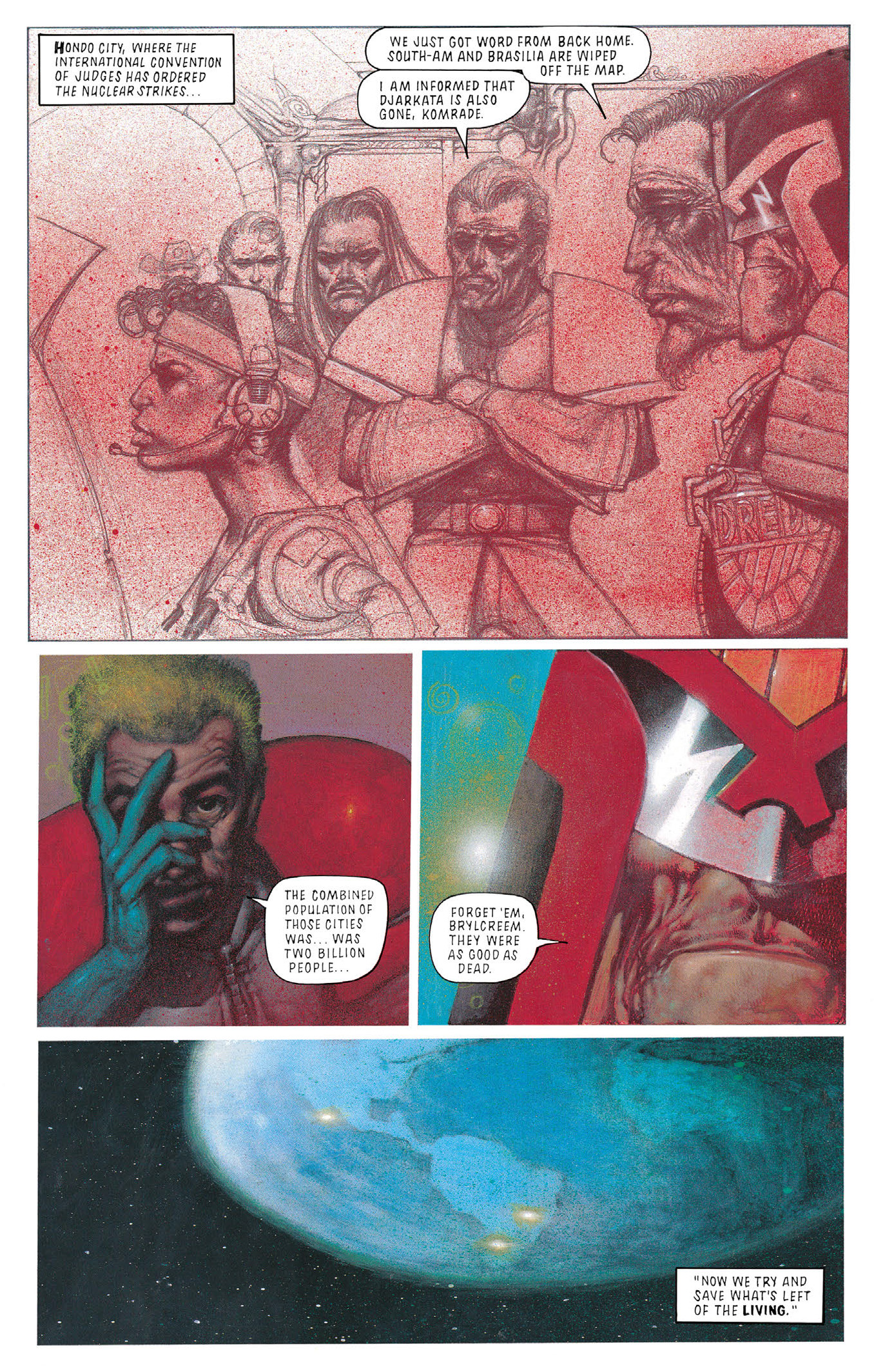 Read online Essential Judge Dredd: Judgement Day comic -  Issue # TPB - 89