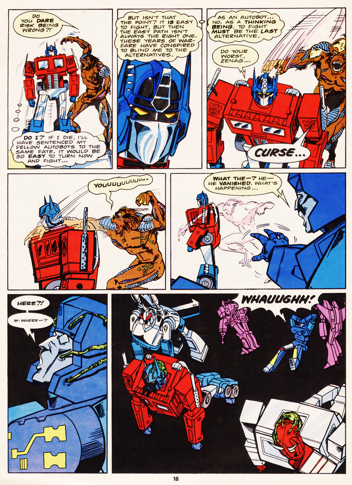 Read online The Transformers (UK) comic -  Issue #100 - 17