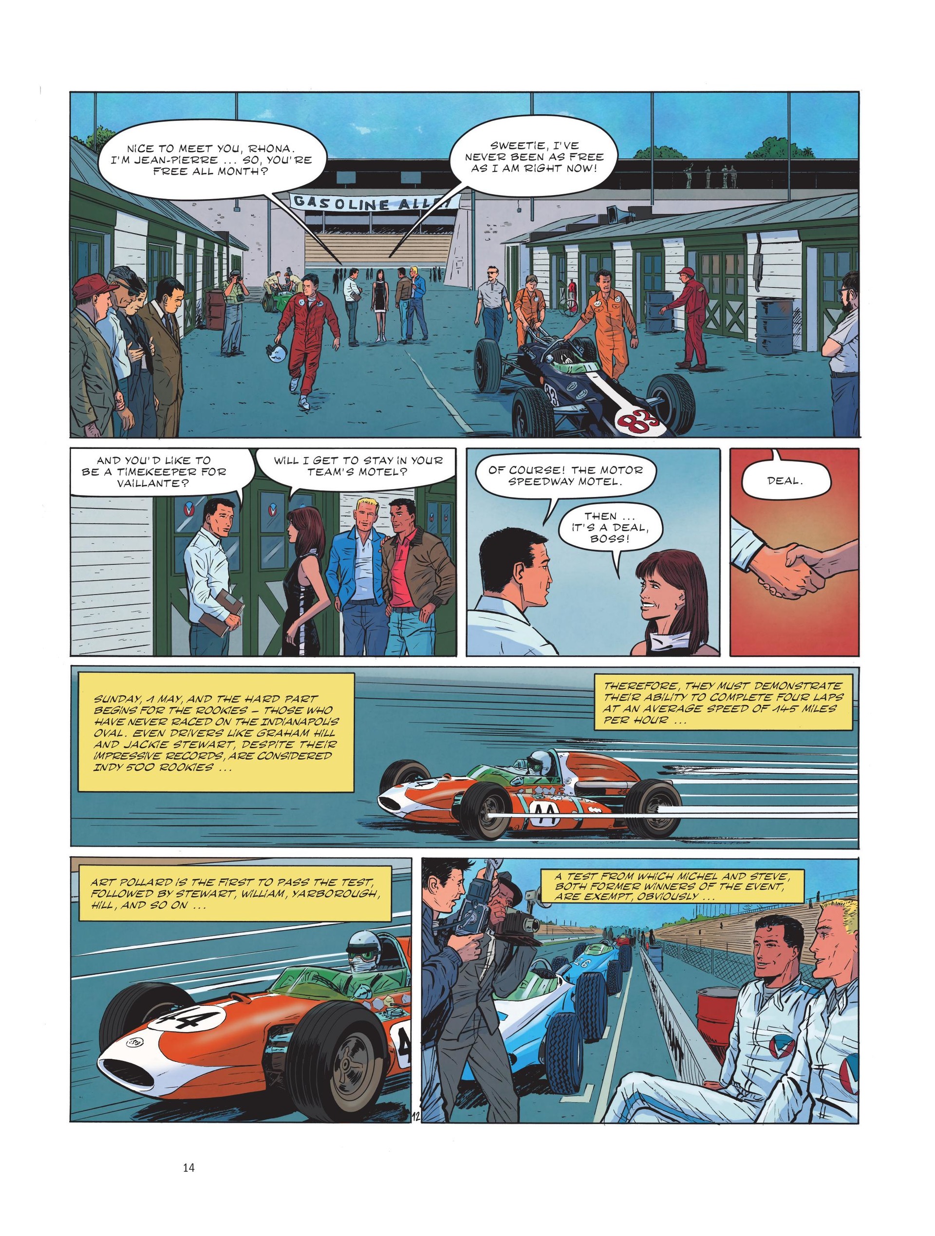Read online Michel Vaillant: Legendary Races: In the Hell of Indianapolis comic -  Issue # Full - 16