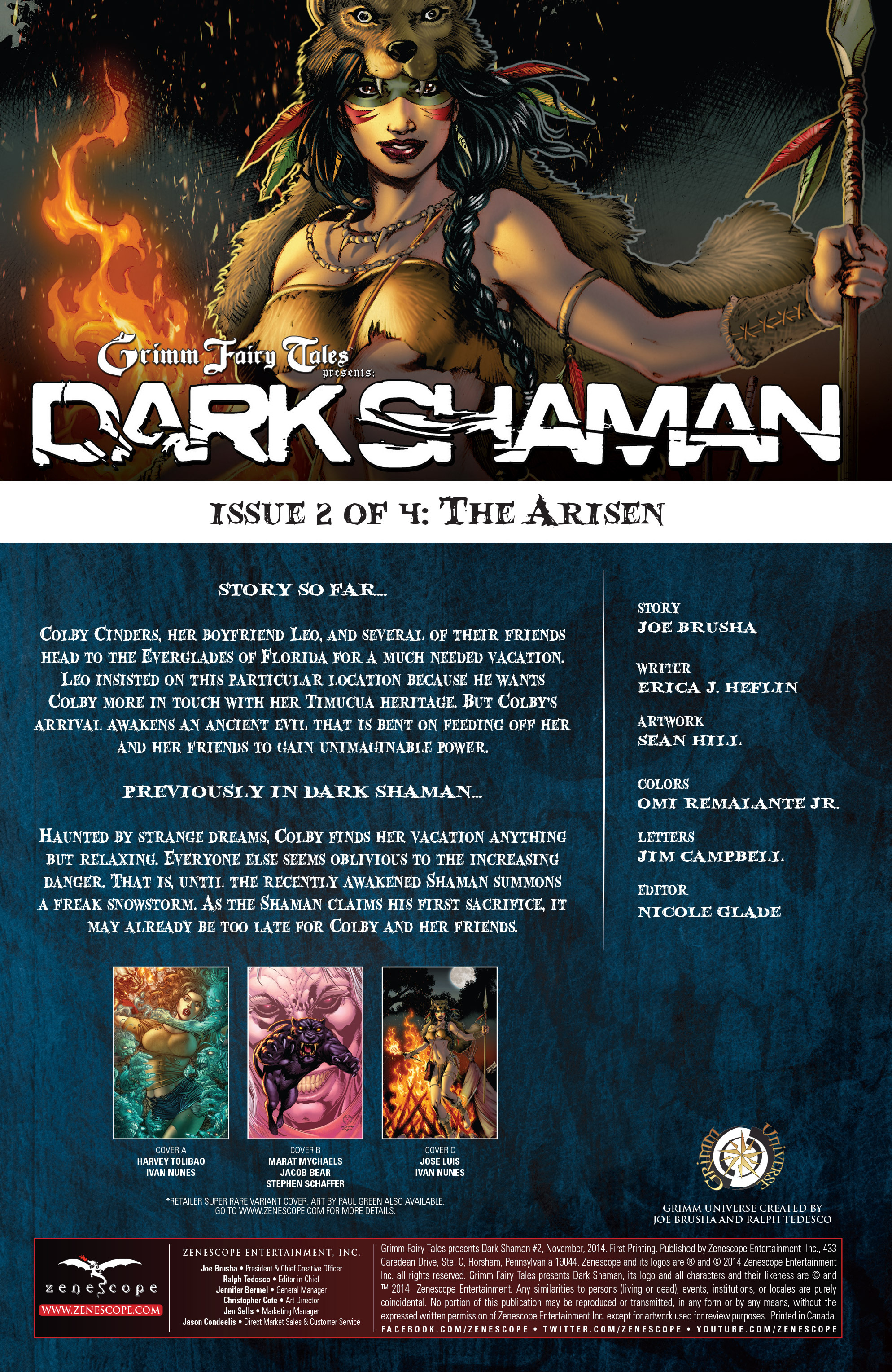 Read online Grimm Fairy Tales presents Dark Shaman comic -  Issue #2 - 2
