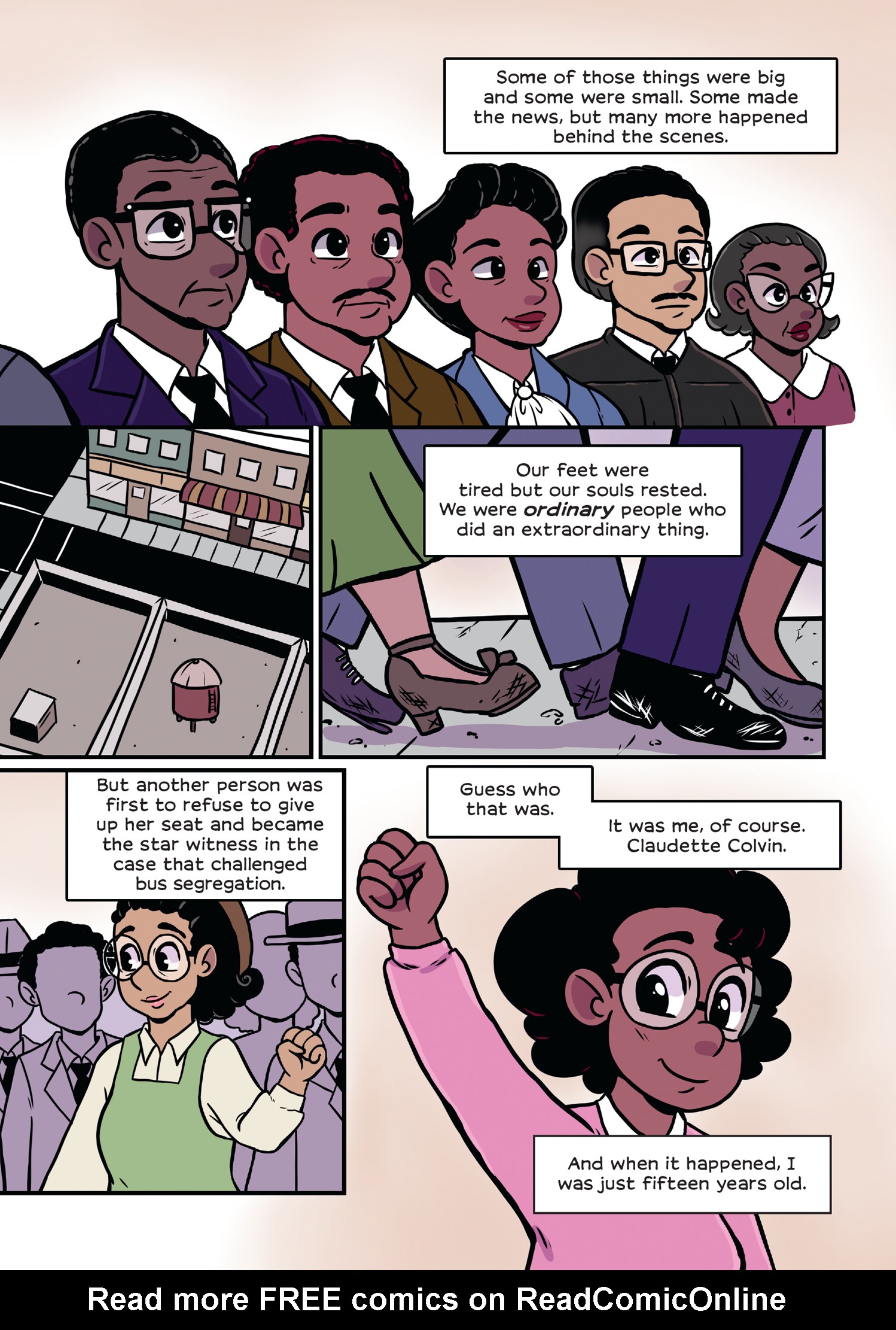 Read online History Comics comic -  Issue # Rosa Parks & Claudette Colvin - Civil Rights Heroes - 13
