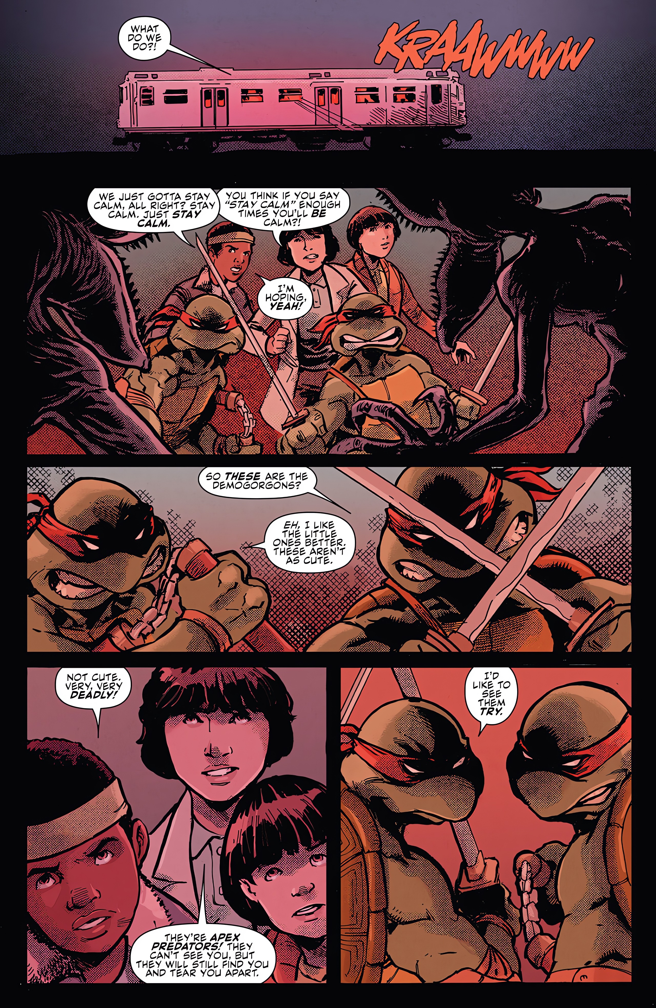 Read online Teenage Mutant Ninja Turtles x Stranger Things comic -  Issue #2 - 13
