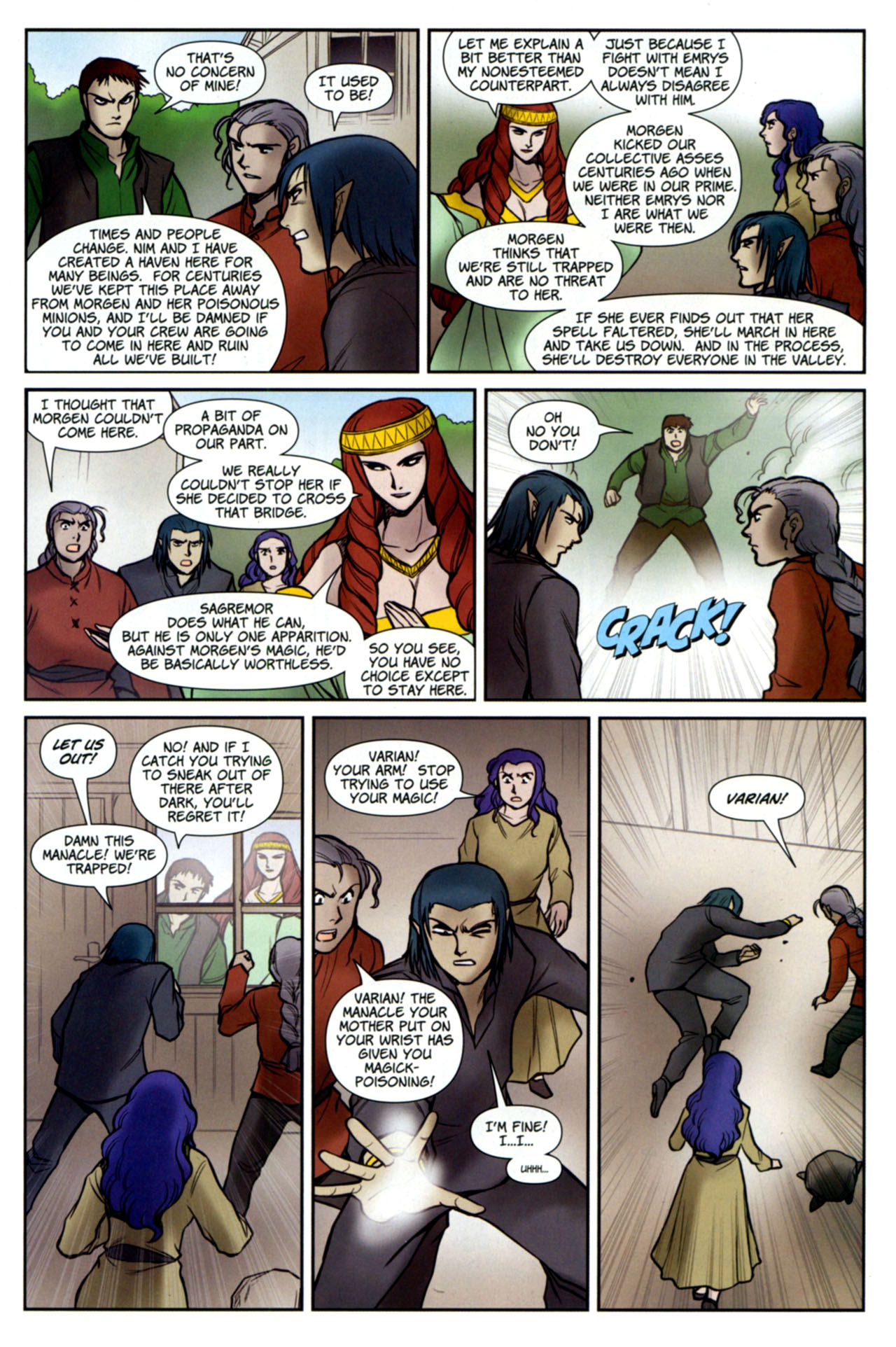 Read online Lords of Avalon: Knight of Darkness comic -  Issue #5 - 21