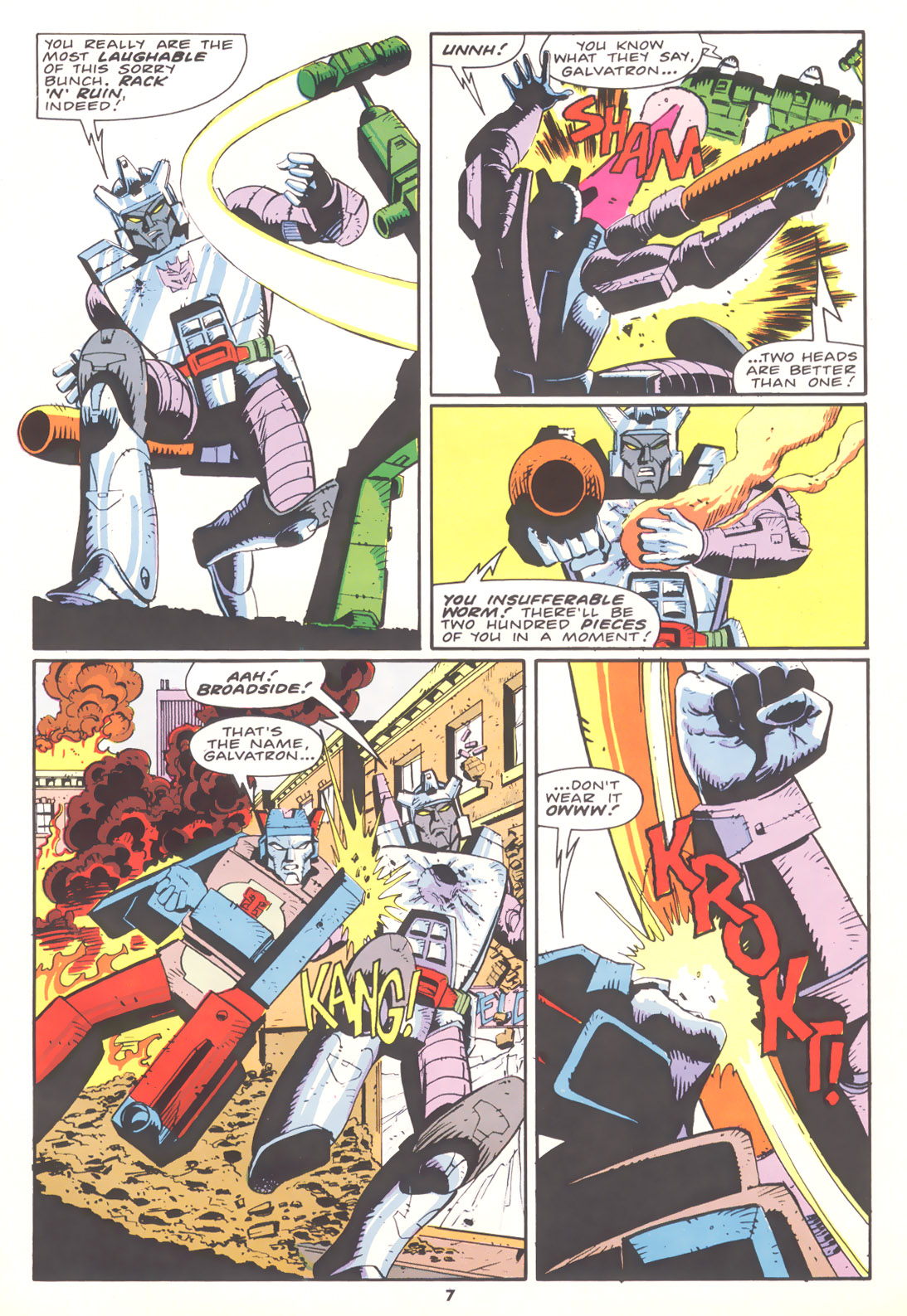 Read online The Transformers (UK) comic -  Issue #173 - 7