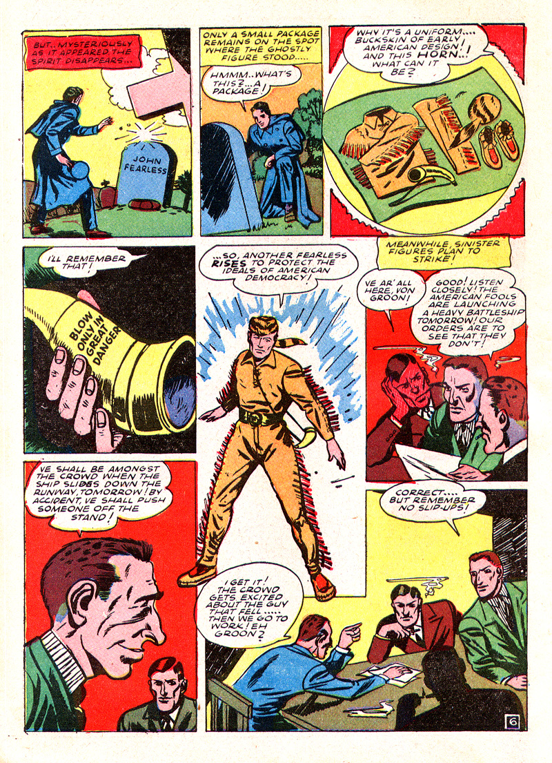 Read online Captain Fearless comic -  Issue #1 - 8
