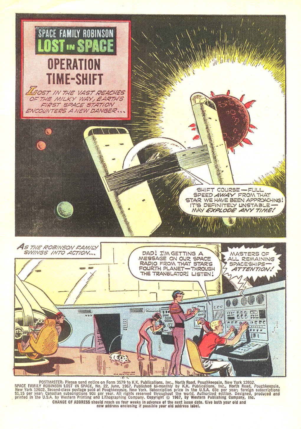 Read online Space Family Robinson comic -  Issue #22 - 3