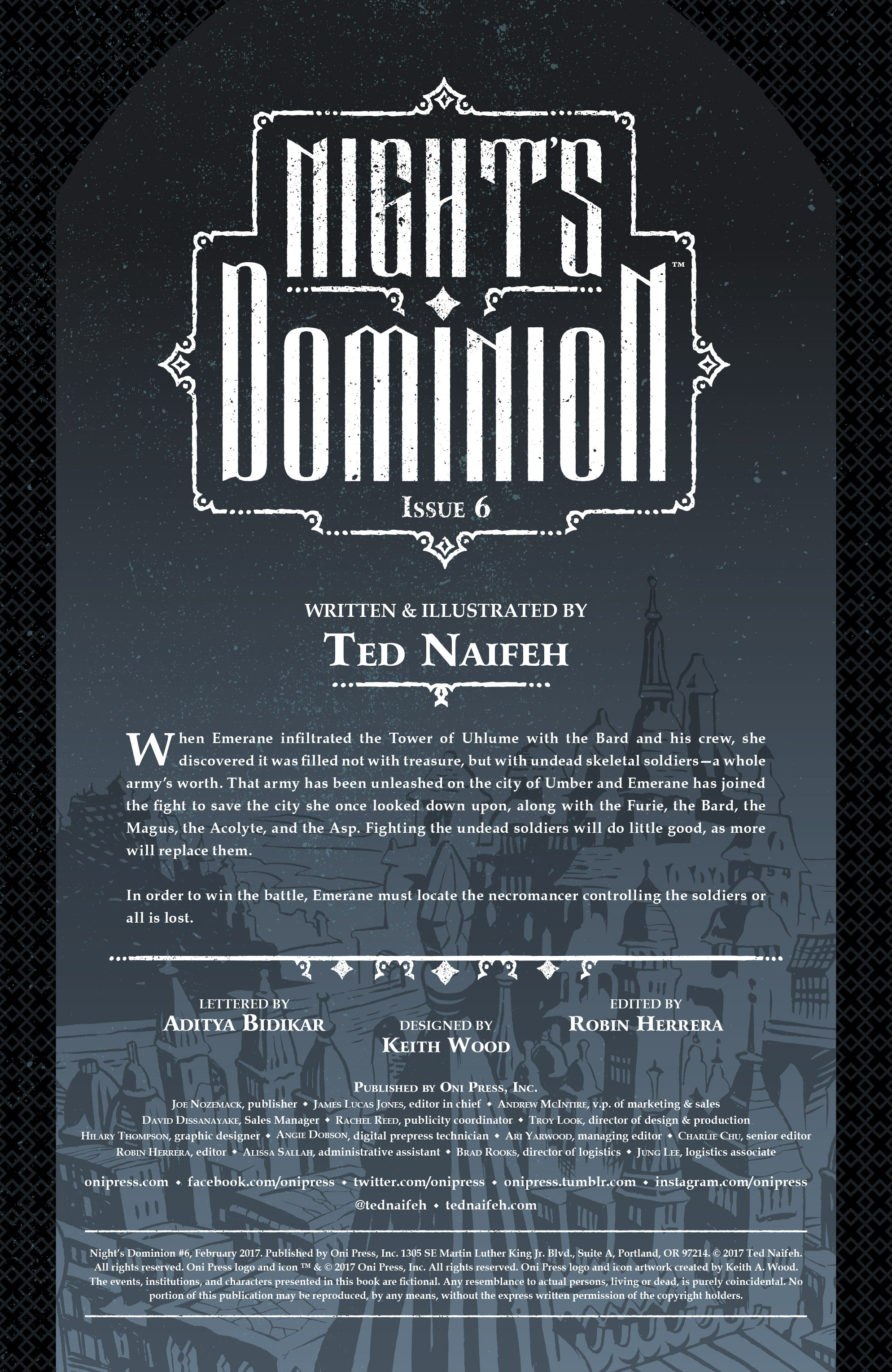 Read online Night's Dominion comic -  Issue #6 - 2