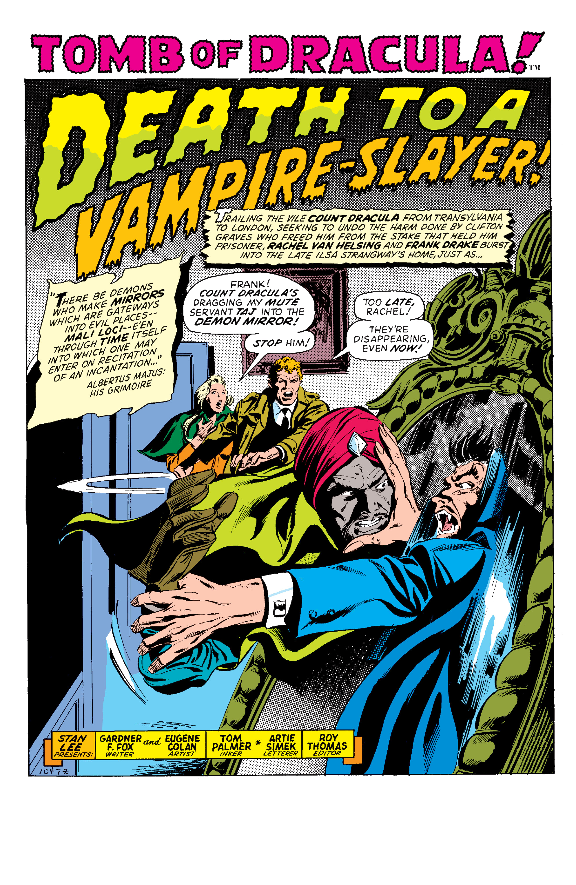 Read online Tomb of Dracula (1972) comic -  Issue # _The Complete Collection 1 (Part 1) - 95