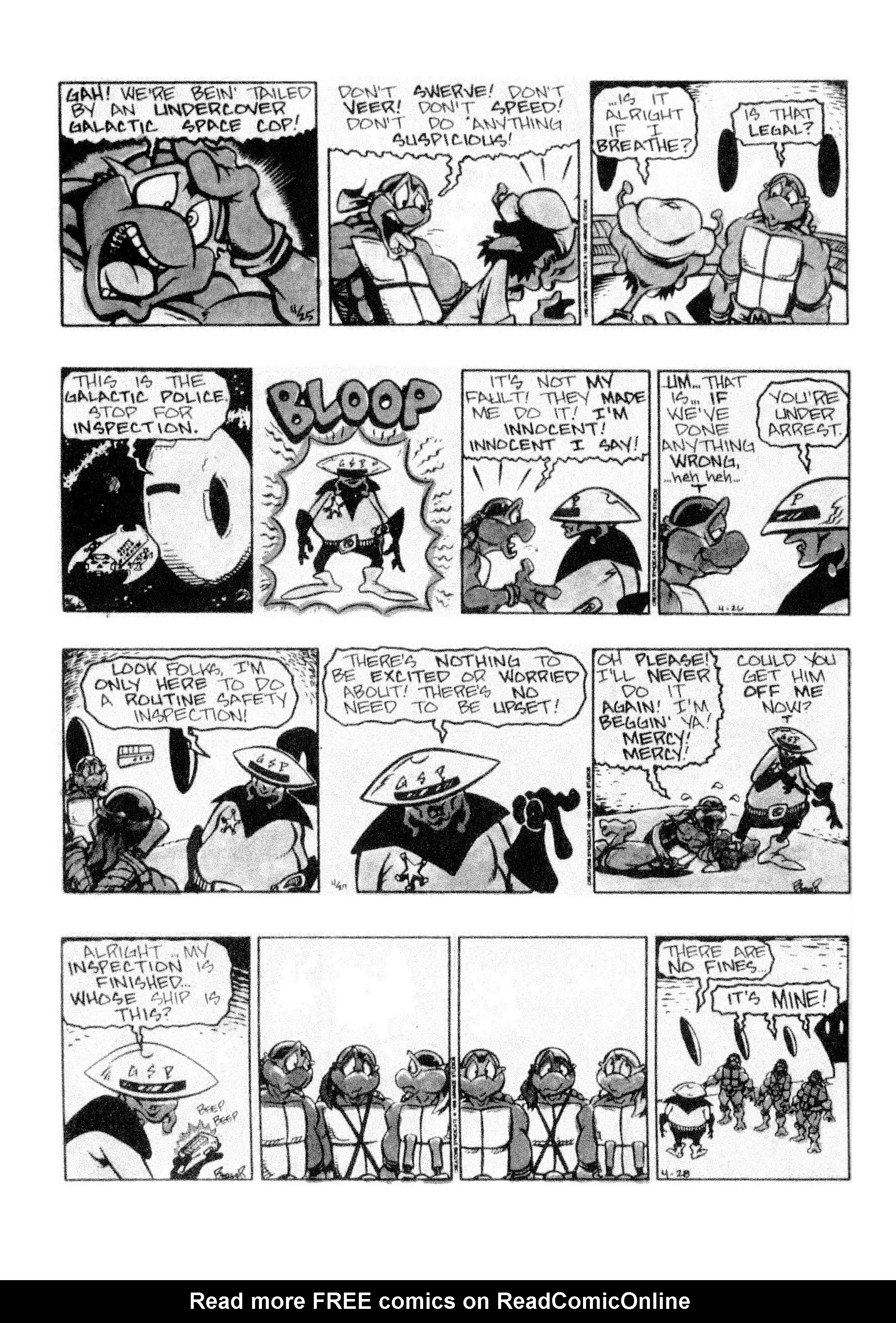 Read online Teenage Mutant Ninja Turtles: Complete Newspaper Daily Comic Strip Collection comic -  Issue # TPB 3 (Part 1) - 90