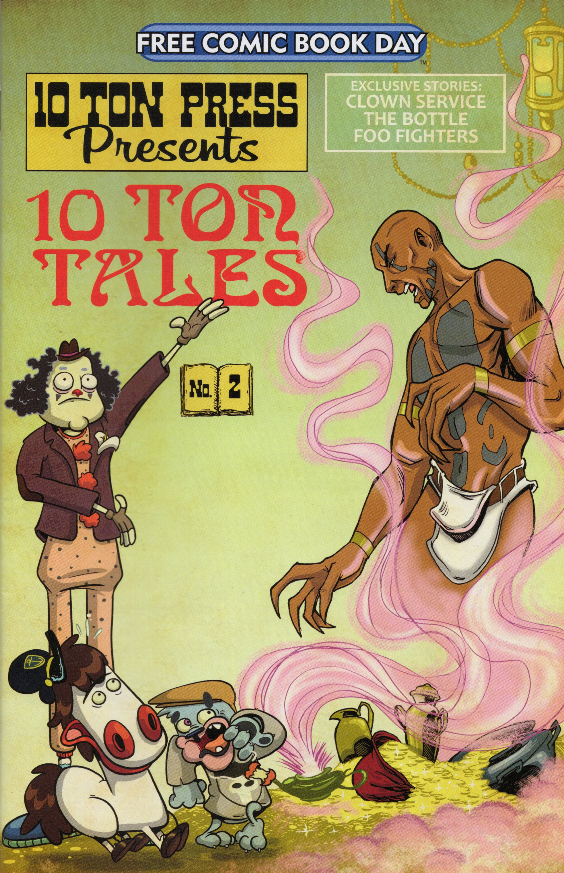 Read online Free Comic Book Day 2022 comic -  Issue # 10 Ton Press 10 Ton Tales - 1