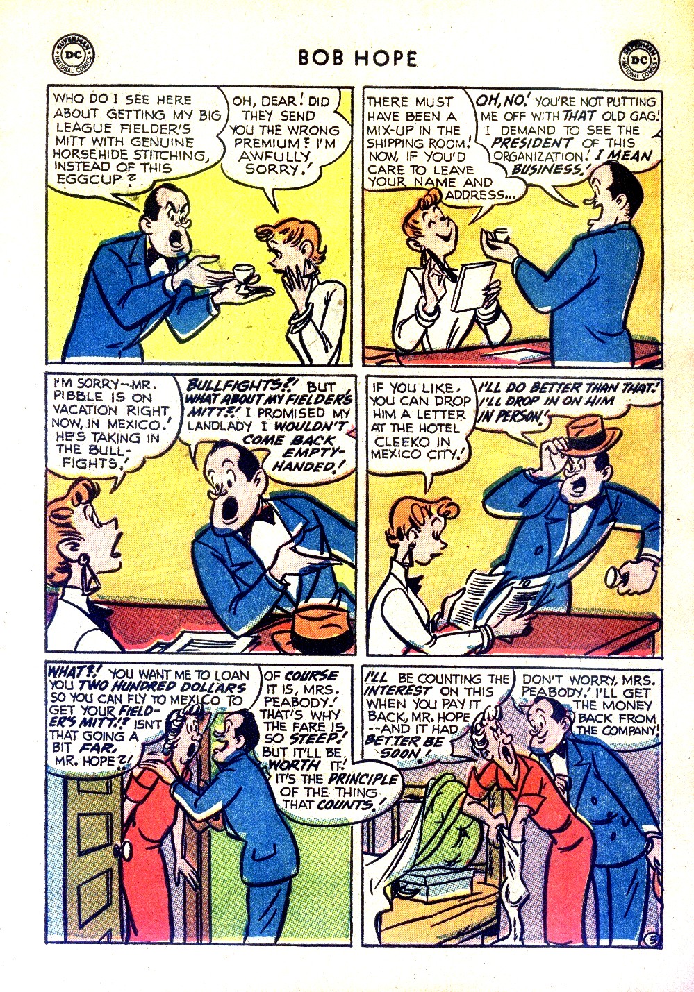 Read online The Adventures of Bob Hope comic -  Issue #32 - 7