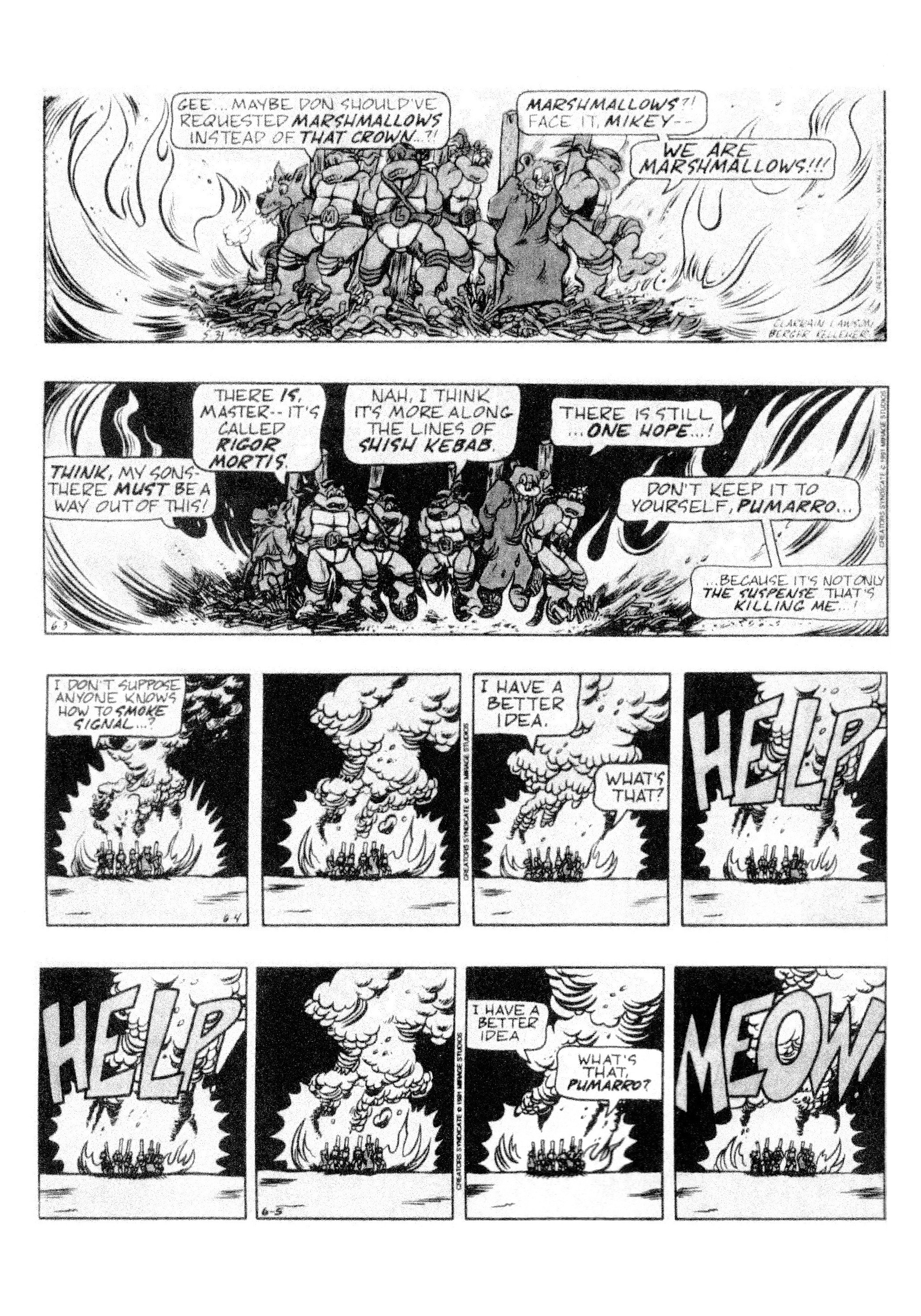 Read online Teenage Mutant Ninja Turtles: Complete Newspaper Daily Comic Strip Collection comic -  Issue # TPB 2 (Part 1) - 44