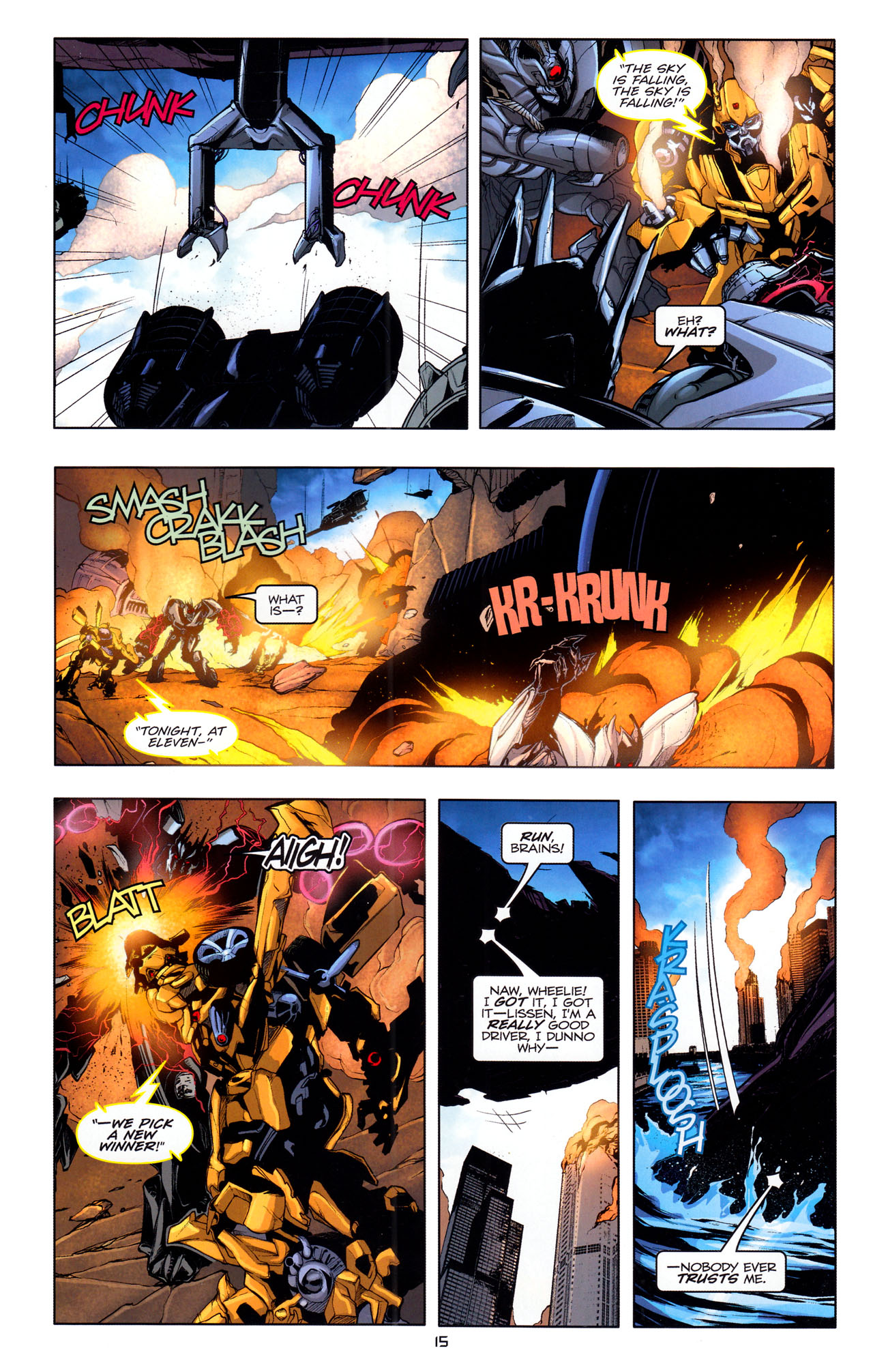Read online Transformers: Dark of the Moon Movie Adaptation comic -  Issue #4 - 17