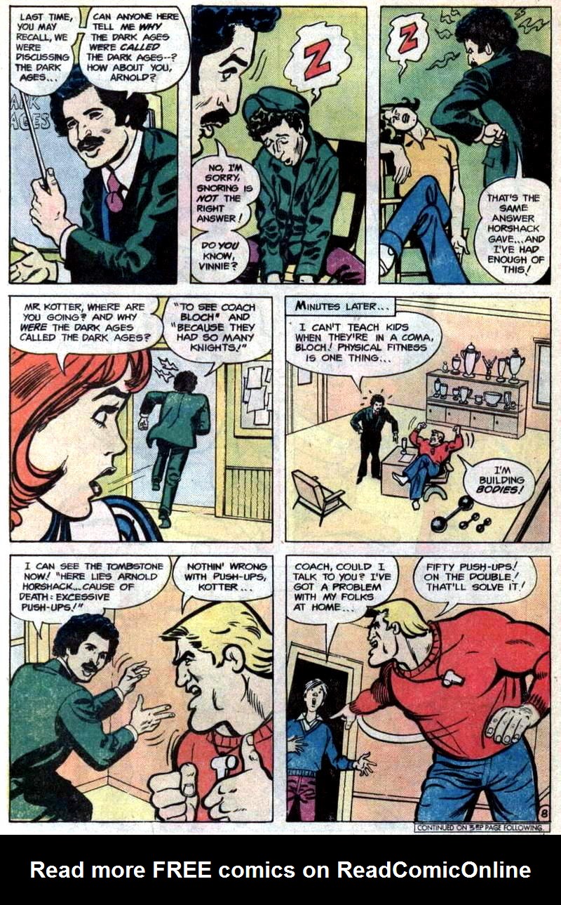 Read online Welcome Back, Kotter comic -  Issue #4 - 9