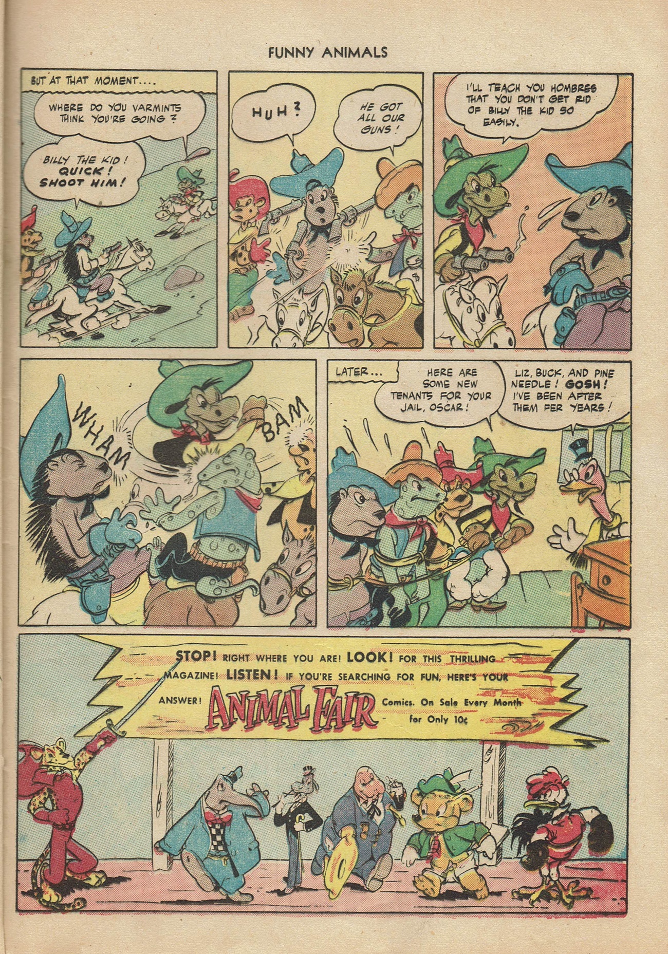 Read online Fawcett's Funny Animals comic -  Issue #39 - 37
