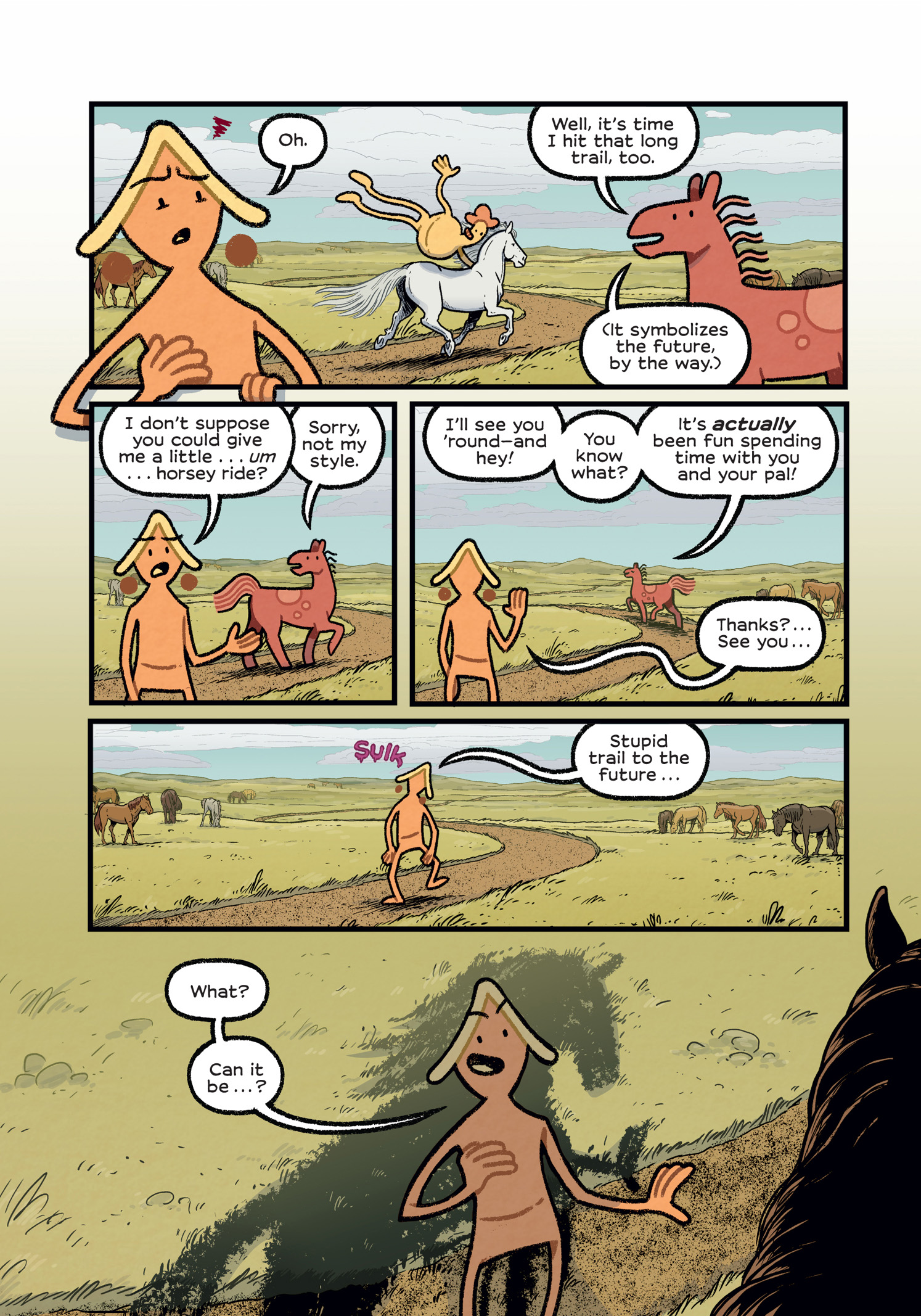 Read online History Comics comic -  Issue # The Wild Mustang - Horses of the American West - 111