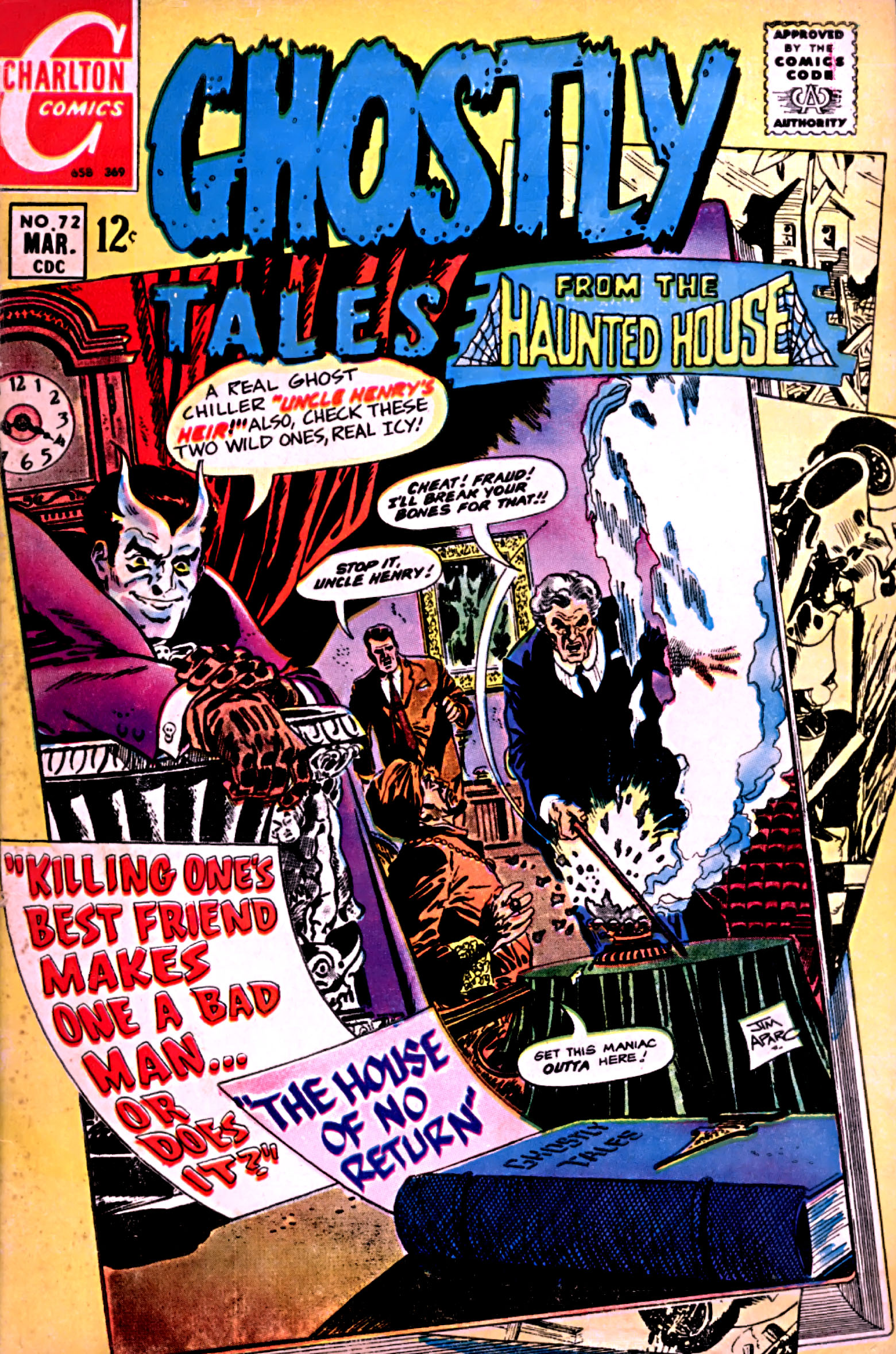 Read online Ghostly Tales comic -  Issue #72 - 1