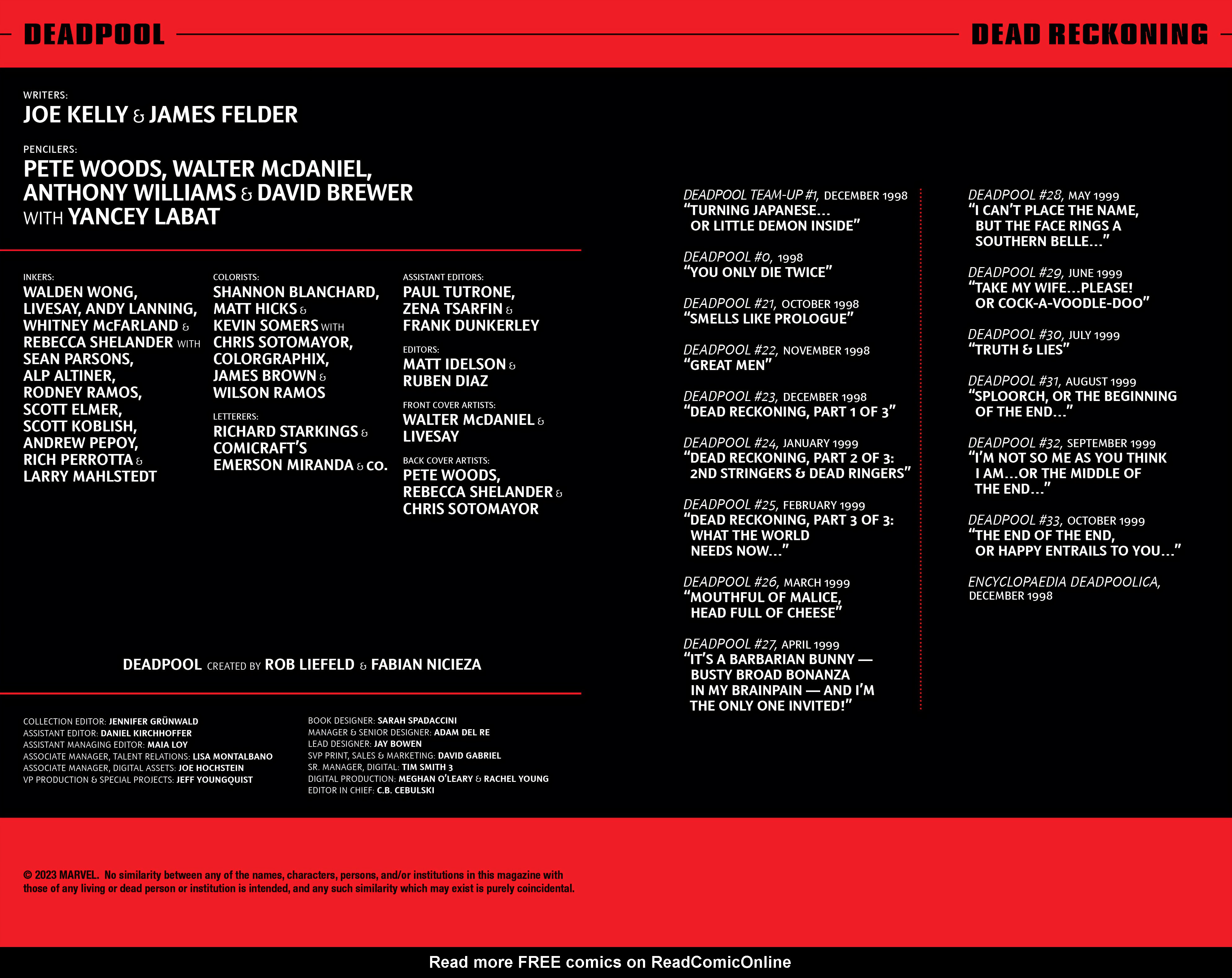 Read online Deadpool Epic Collection comic -  Issue # Dead Reckoning (Part 1) - 3