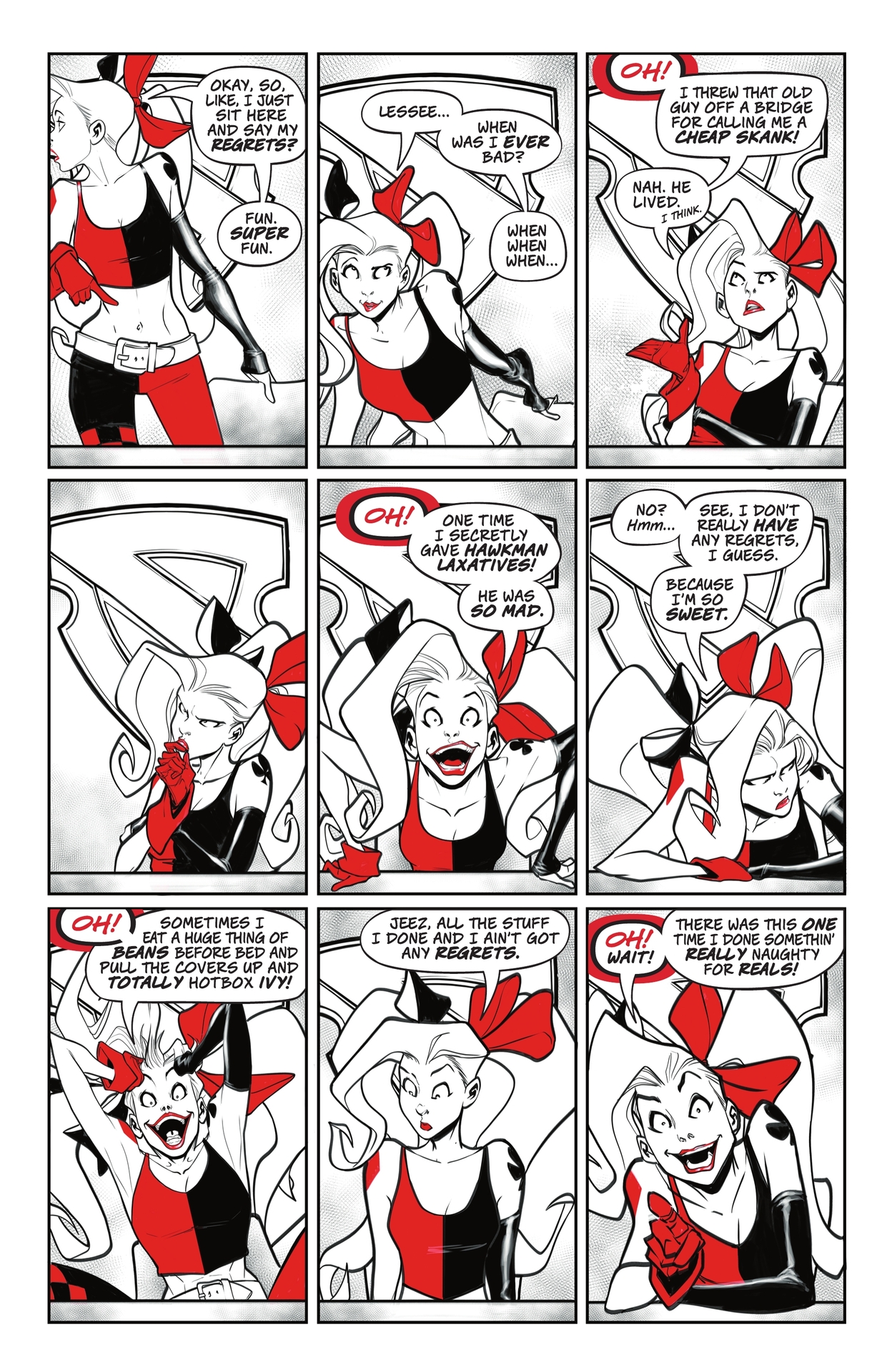 Read online Harley Quinn: Black   White   Redder comic -  Issue #3 - 5
