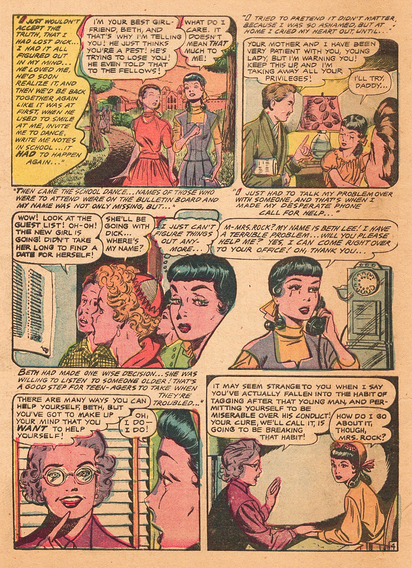 Read online My Personal Problem (1955) comic -  Issue #4 - 32