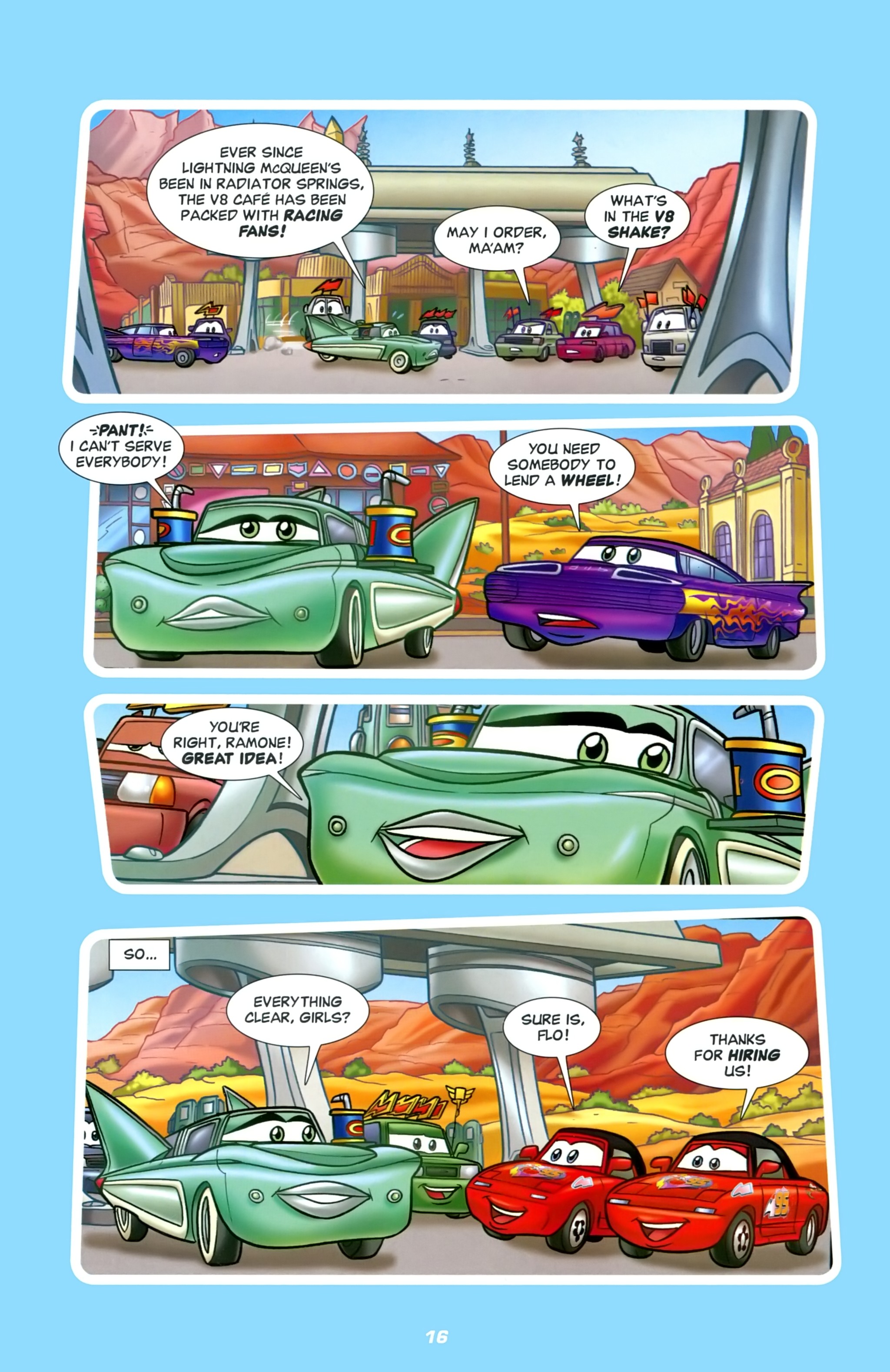 Read online Disney Pixar Cars comic -  Issue # Full - 16