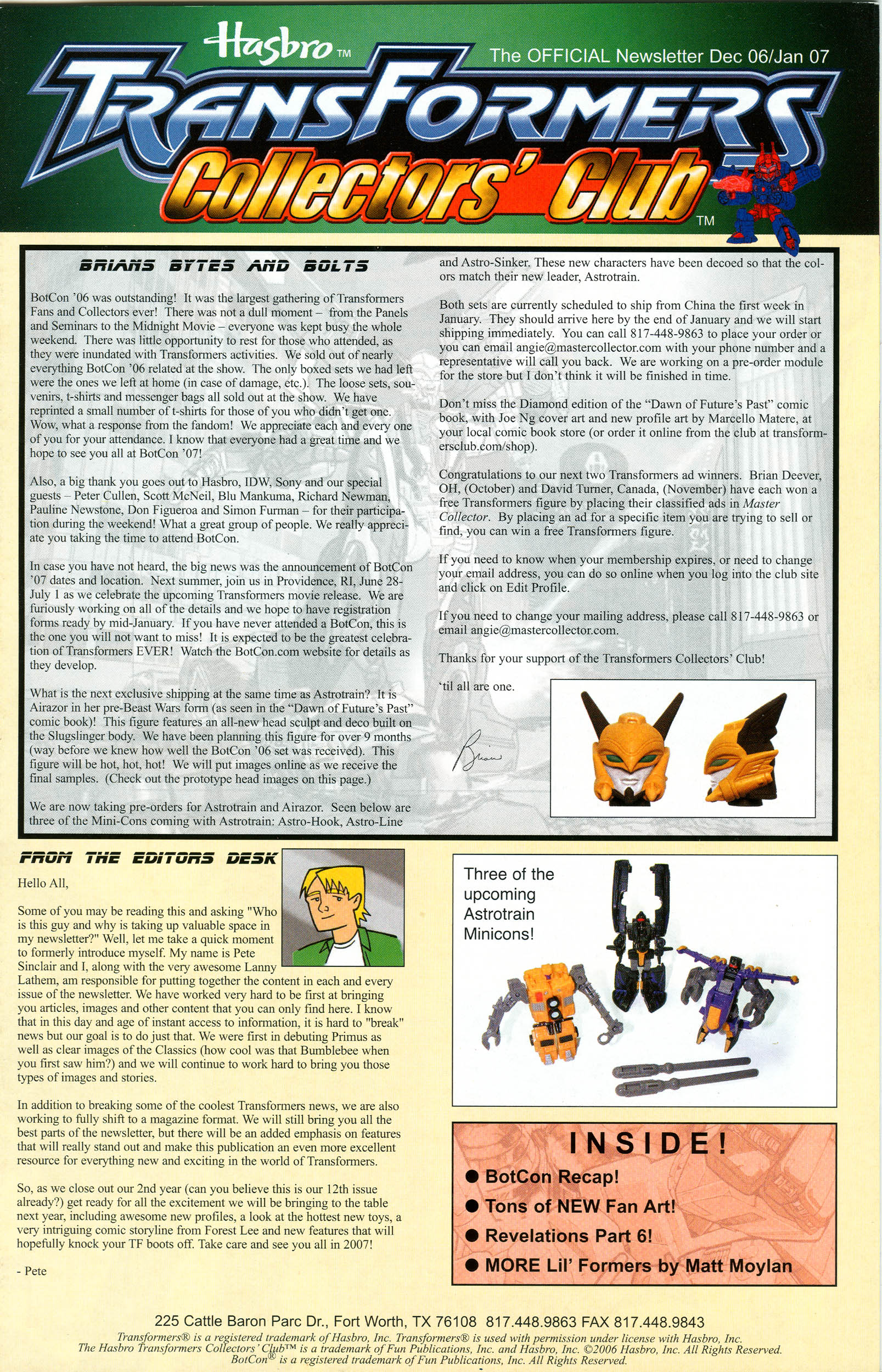 Read online Transformers: Collectors' Club comic -  Issue #12 - 1