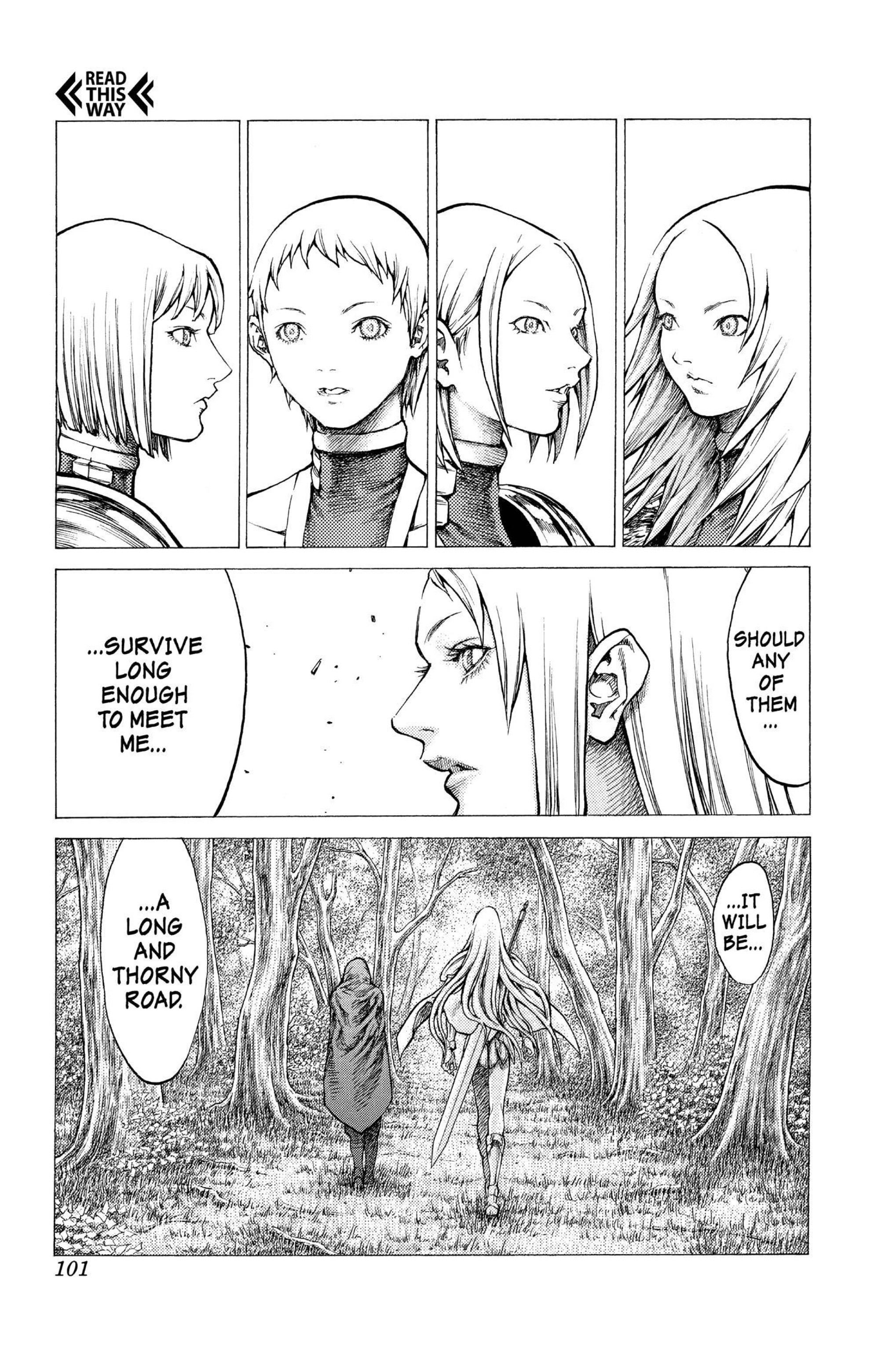Read online Claymore comic -  Issue #6 - 97
