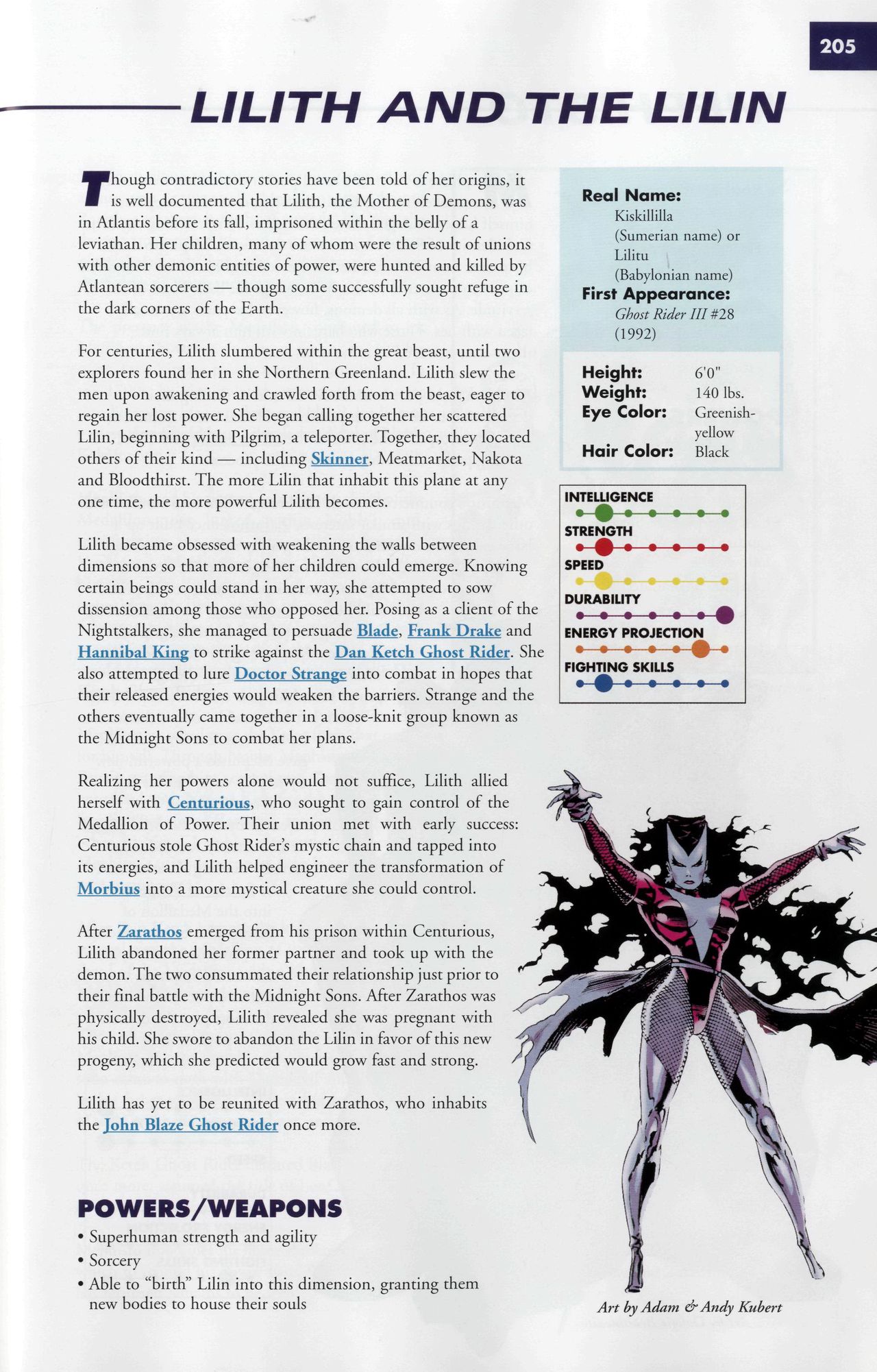 Read online Marvel Encyclopedia comic -  Issue # TPB 5 - 208