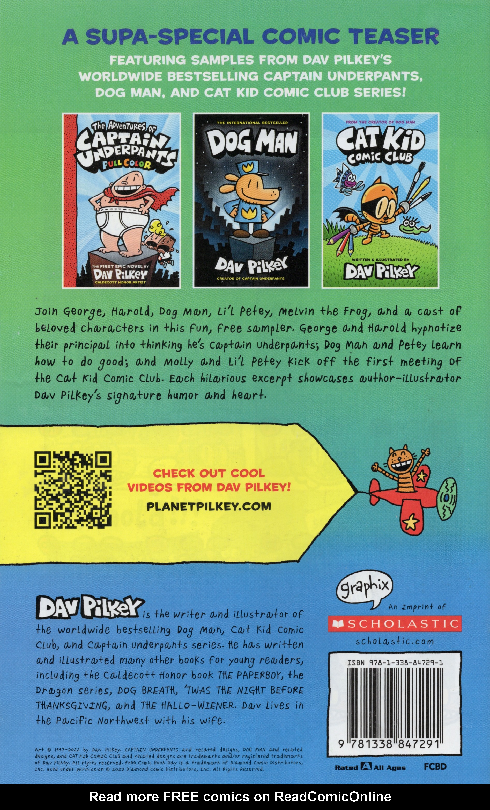 Read online Free Comic Book Day 2022 comic -  Issue # Scholastic Captain Underpants, Dog Man and Cat Kid - 32