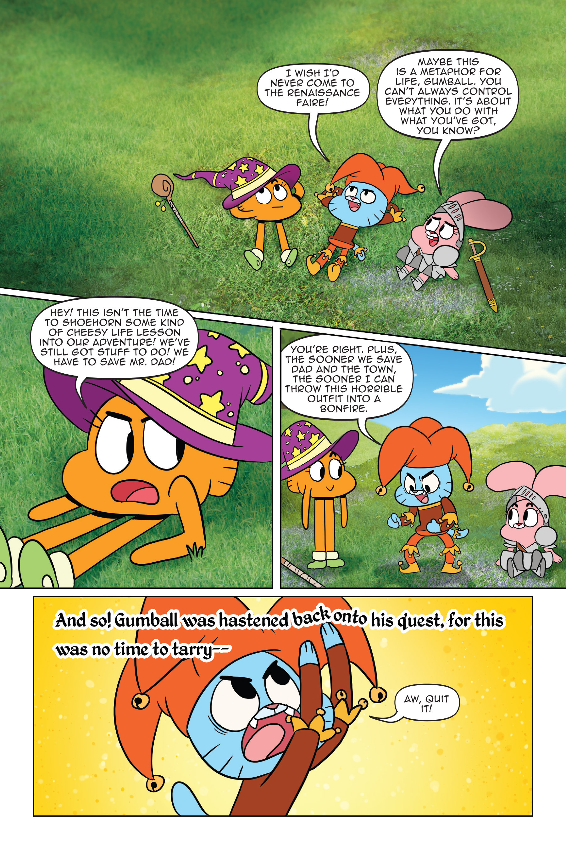 Read online The Amazing World of Gumball: Fairy Tale Trouble comic -  Issue # Full - 72