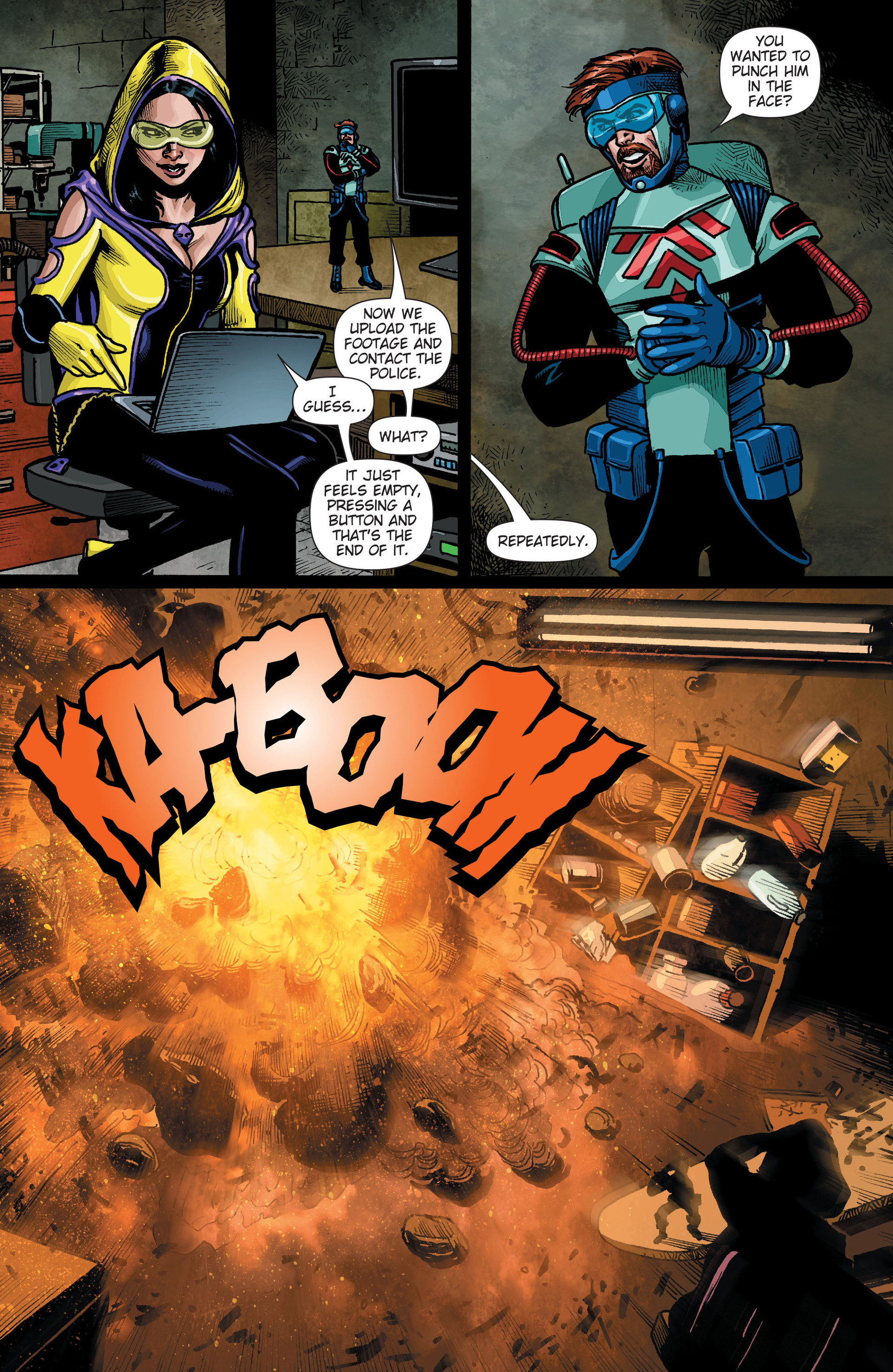 Read online Phantom Lady comic -  Issue #4 - 10