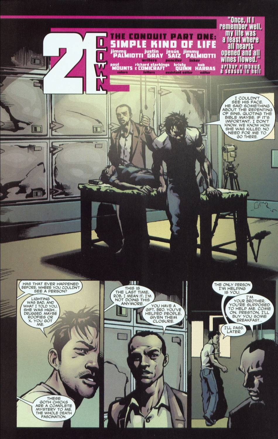 Read online 21 Down comic -  Issue #1 - 3