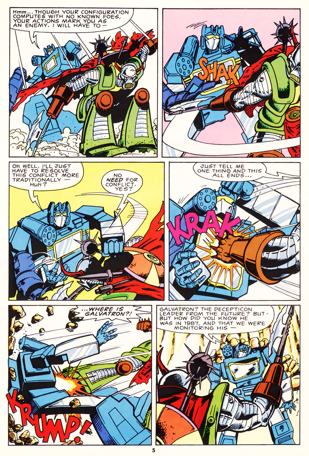 Read online The Transformers (UK) comic -  Issue #117 - 5