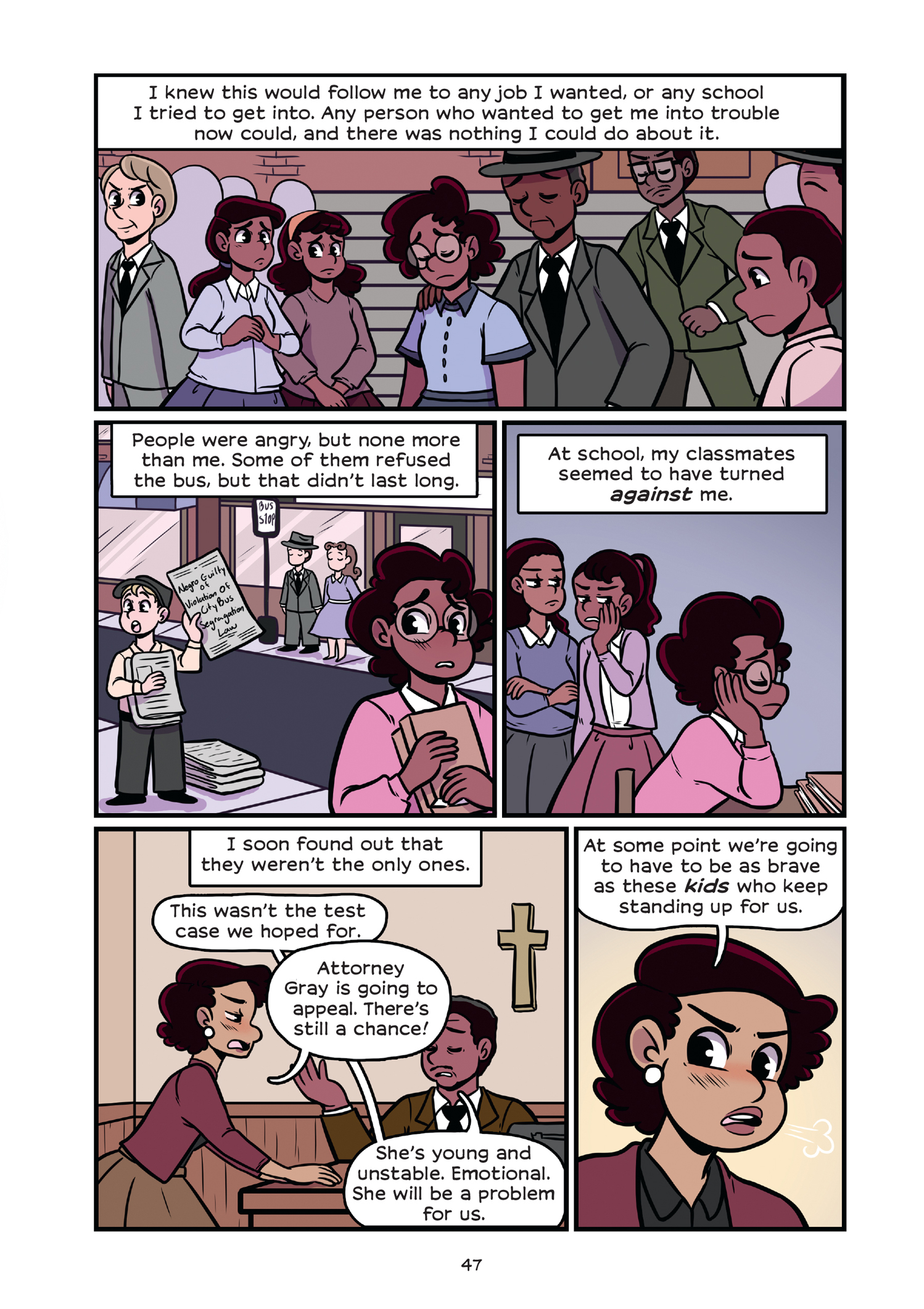 Read online History Comics comic -  Issue # Rosa Parks & Claudette Colvin - Civil Rights Heroes - 52