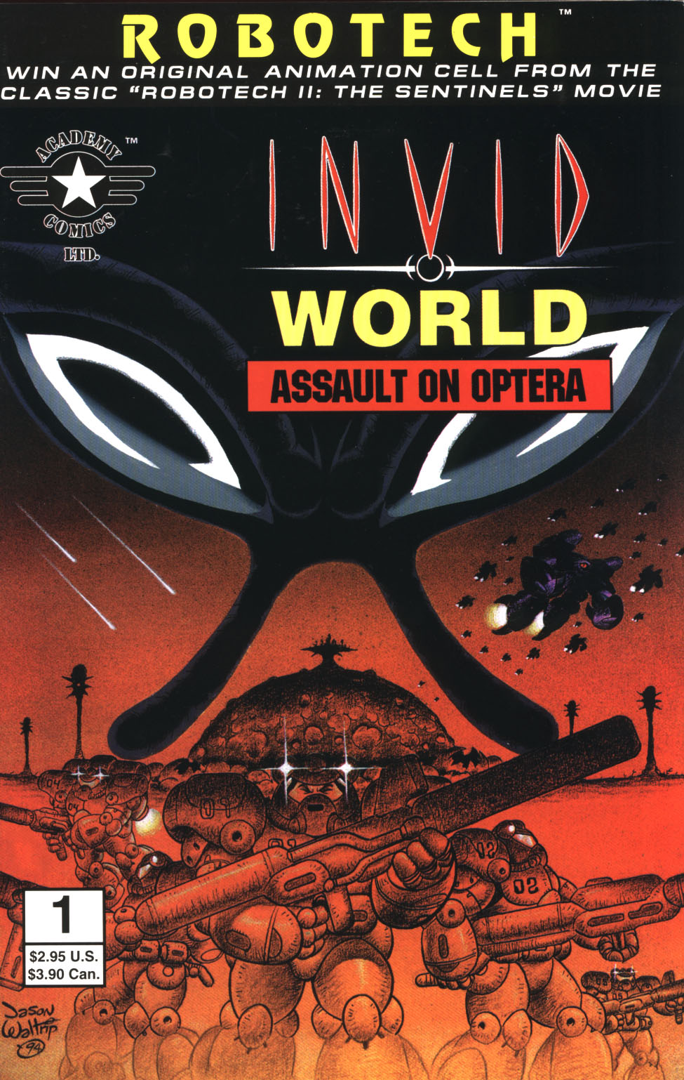 Read online Robotech: Invid World: Assult on Optera comic -  Issue # Full - 1