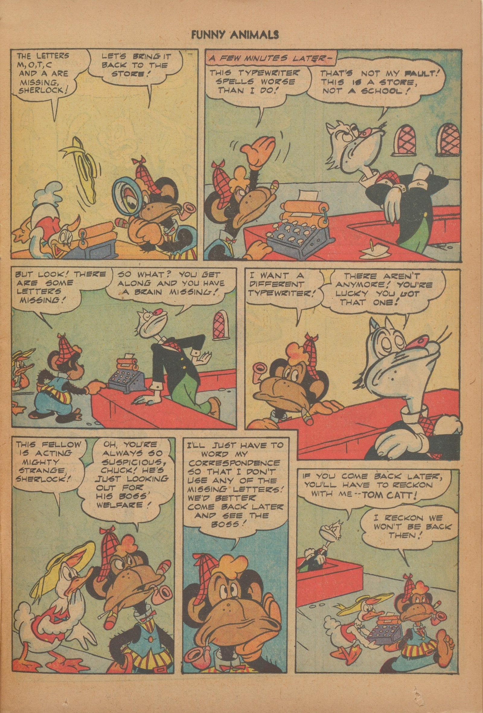 Read online Fawcett's Funny Animals comic -  Issue #63 - 11