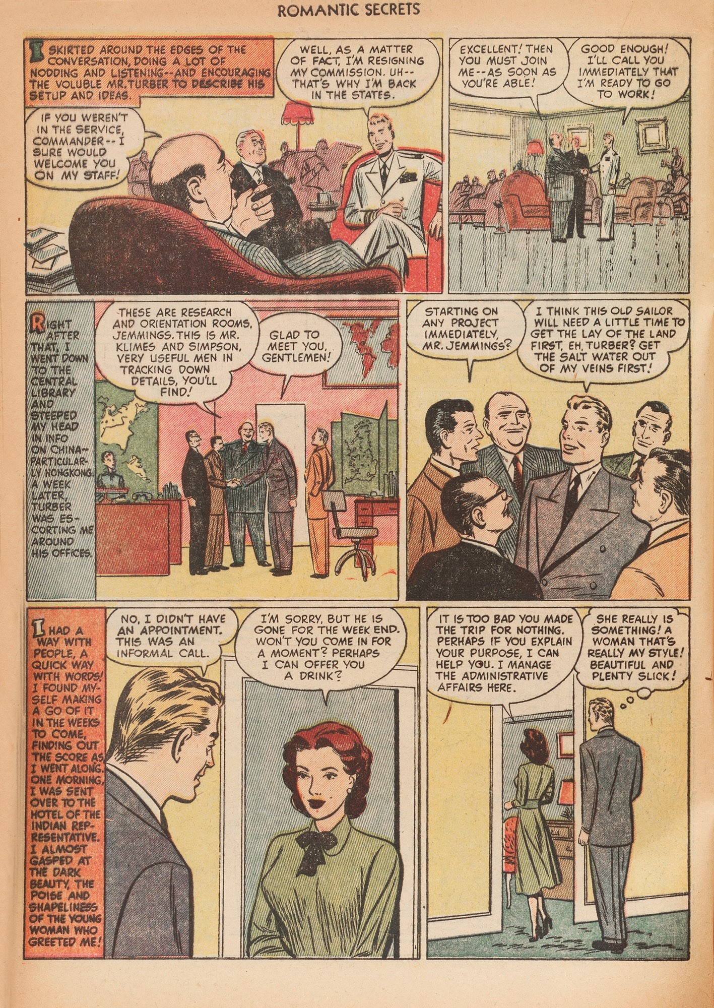 Read online Romantic Secrets comic -  Issue #28 - 22